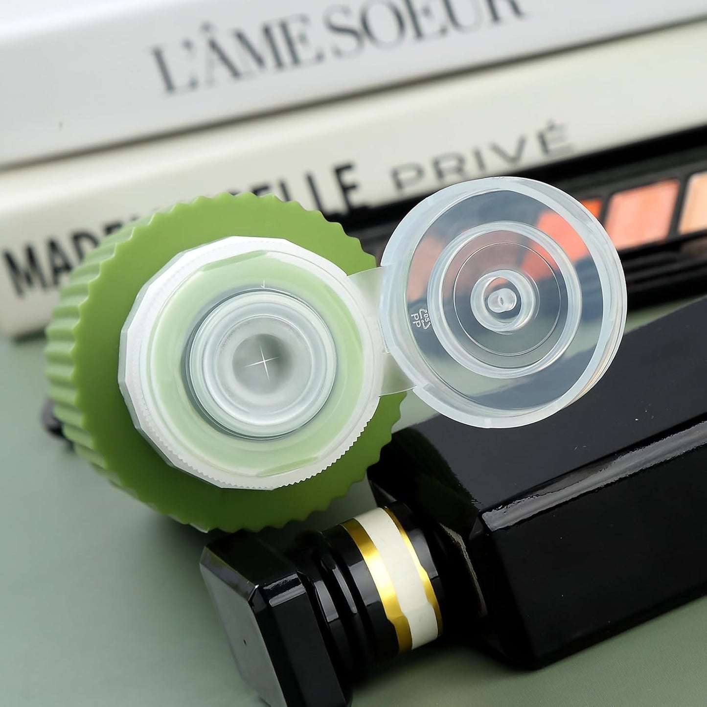 Travel Bottles for Toiletries, Large 6oz Travel Size Containers, BPA Free Leak Proof Tubs Refillable Liquid Accessories with Toiletry Bag for Cometic Shampoo and Lotion Soap (4 Pack)