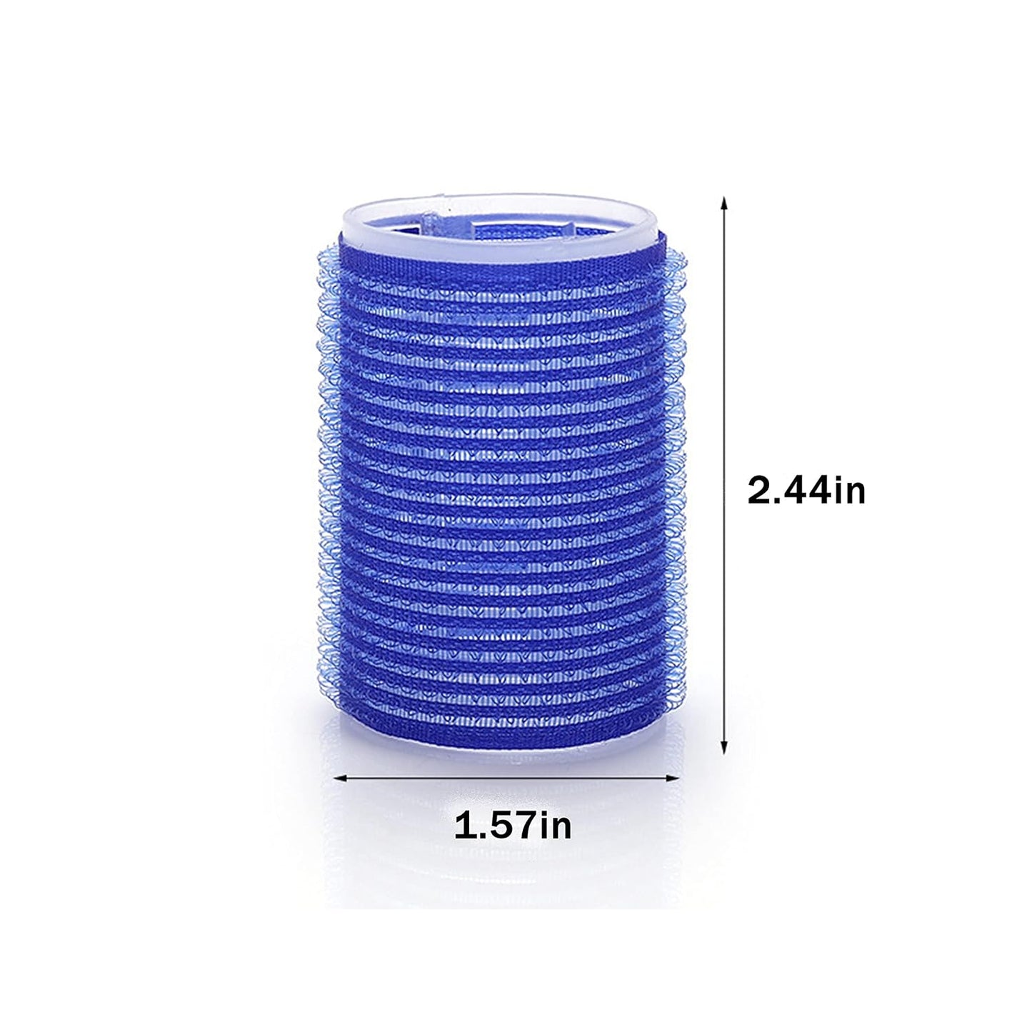 6PCS Roller Curlers For Medium Short Bangs, Heatless Create Natural Curly Hairstyle bule (Pink 6 pack)