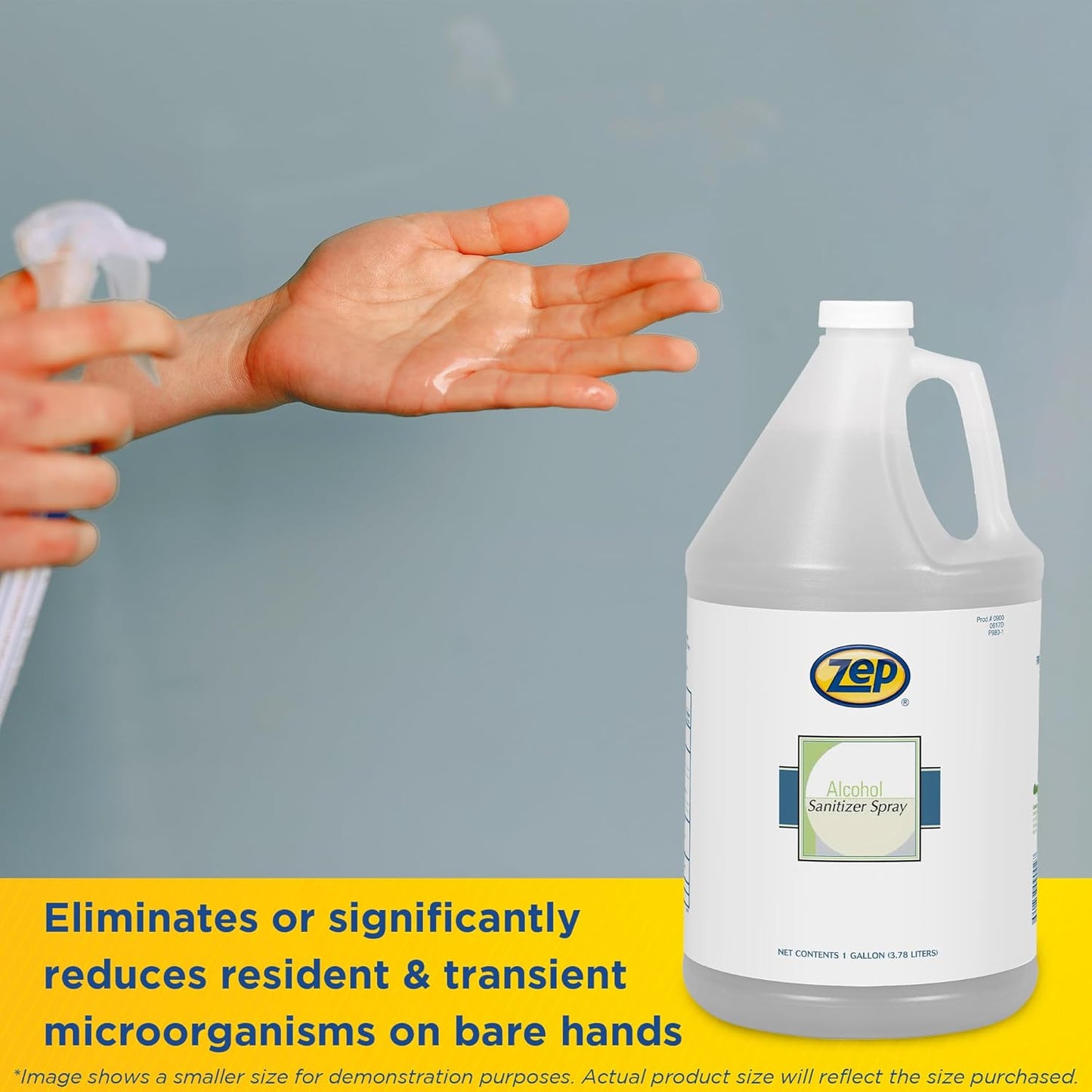 Zep Alcohol Hand Sanitizer Liquid Refill - 55 Gallon (1 Unit) 90085-70% Ethanol-Based, Non-Foaming for Dispensers, Manufactured in the USA