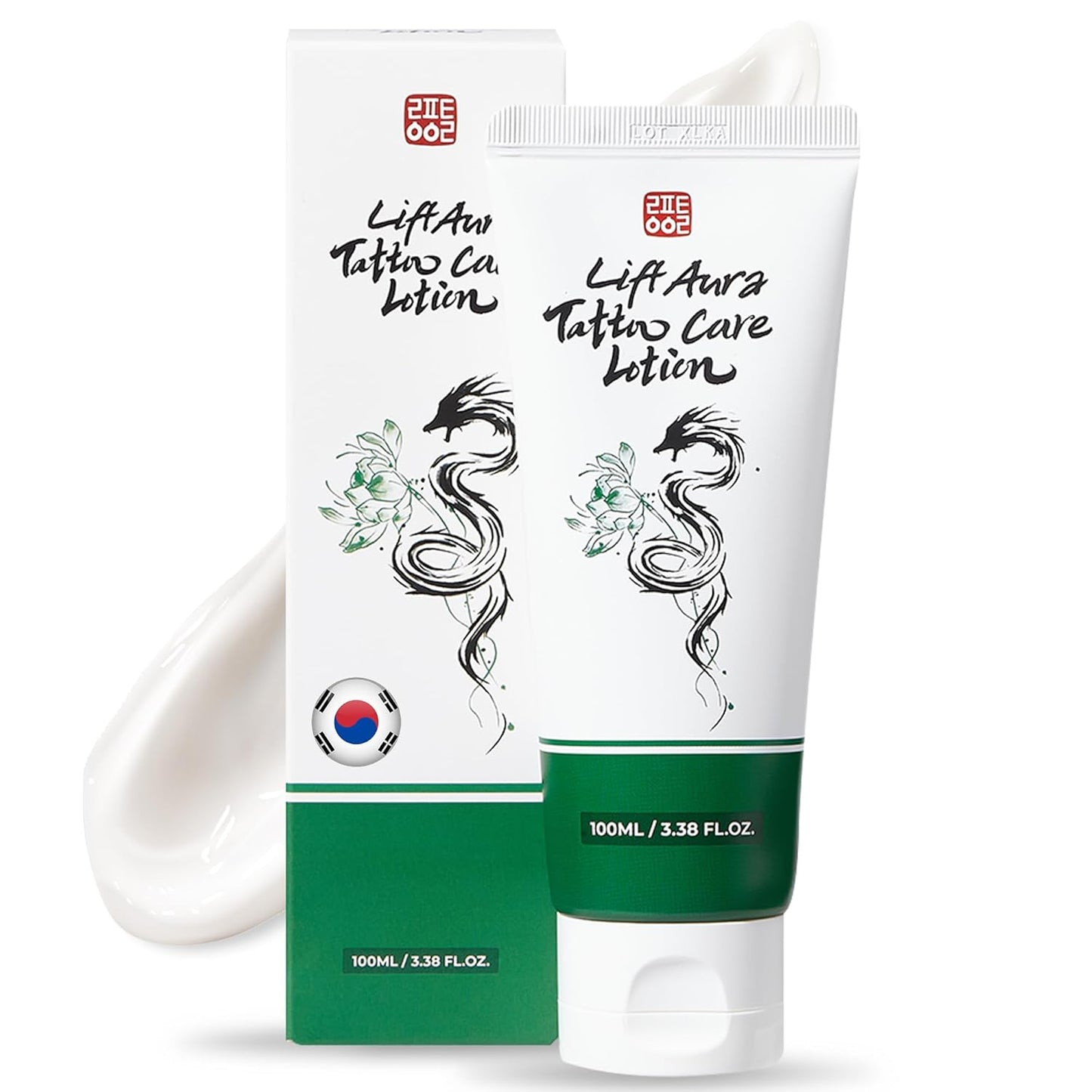 Tattoo Aftercare Moisturizer – Daily Hydrating Lotion with Clean Ingredients, Gentle Care for Tattooed Skin, 3.4 oz Tube