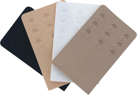 SAMGU Women's Soft Bra Extender 2 Hook / 3 Hooks / 4 Hooks Seamless Comfortable Bra Strap Extender Extension