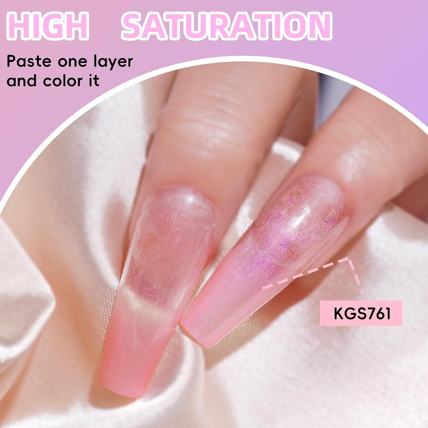 Solid Nail Art Paiting Gel Polish, 9 Colors Multi-Purpose Pink Purple Red Brown White Glitter Gradient Painting Gel French Flower Manicure DIY Nail Art Sponge Pat Paint Nail Polish Set