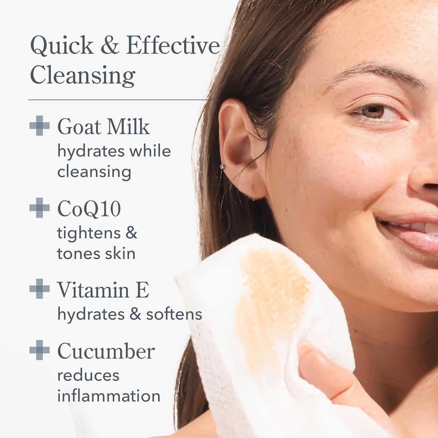 Beekman 1802 Face & Body Wipes, Lavender - Scented - 30 Count - Cleanses - With Goat Milk, Aloe & Vitamin E - Alcohol Free, Biodegradable - Good for Sensitive Skin - Cruelty Free