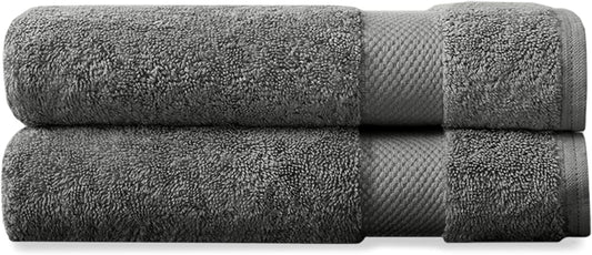 Delara Organic Cotton Luxuriously Plush Hand Towel Pack of 2 | GOTS & OEKO-TEX Certified | Premium Hotel Quality Towels | Feather Touch Technology|650 GSM Long Staple|Soft, Quick Dry & Ultra-Absorbent