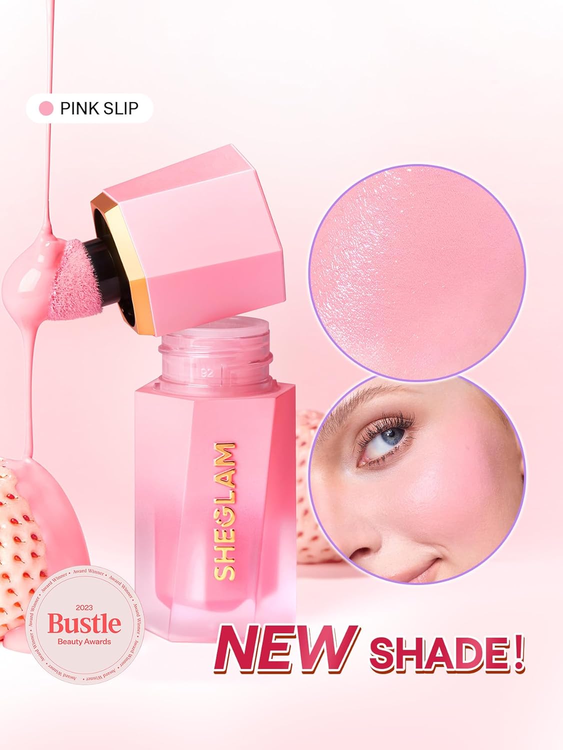 SHEGLAM Color Bloom Liquid Blush-Pink Slip