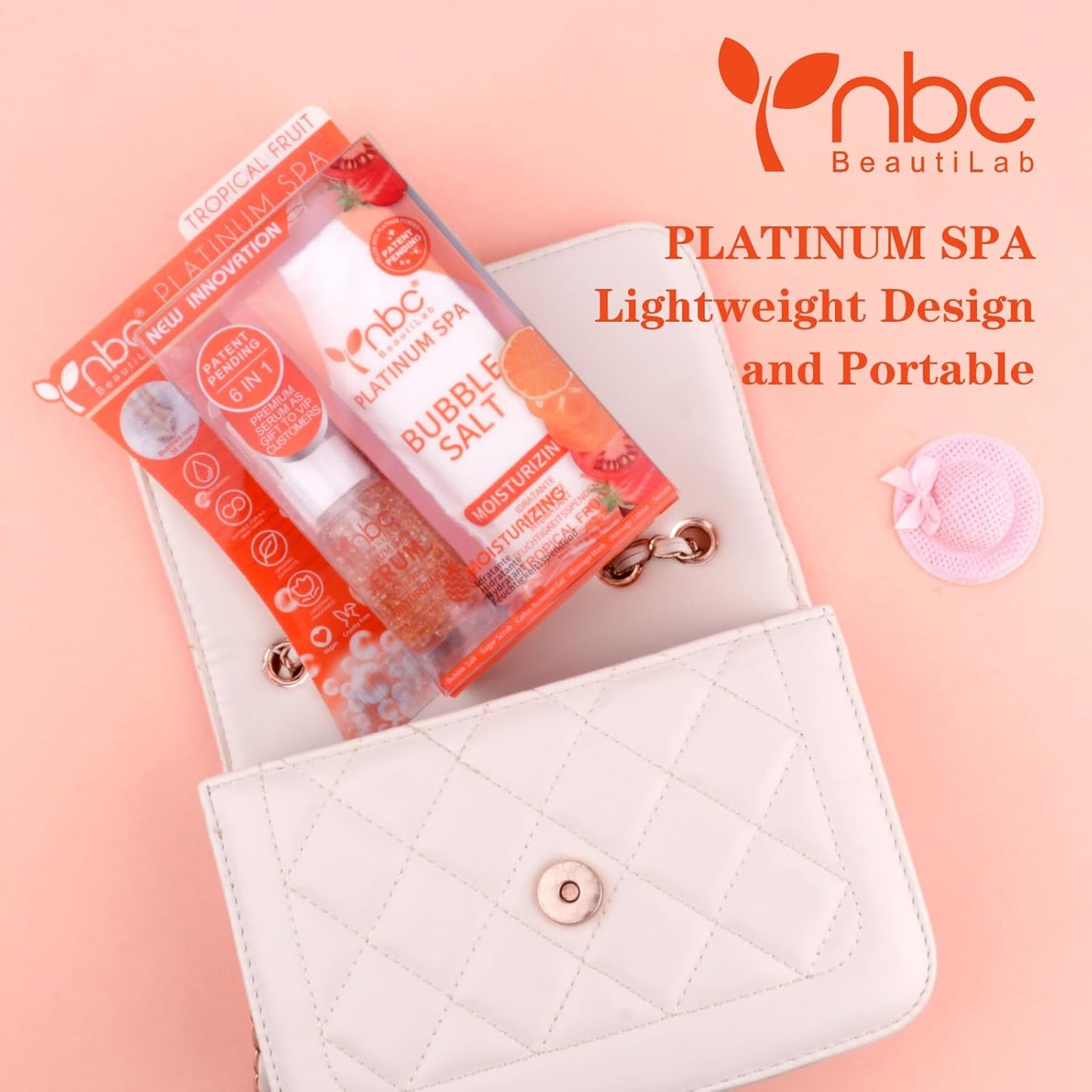 Pedicure Foot Soak Set - Upgraded 6 in 1 Foot Spa, Foot Bath Spa, Pedicure Kit, Foot Soak for Tired & Dry Cracked Feet, Athletes Feet, Bad Odor, Softens Calluses (Tropical fruit)