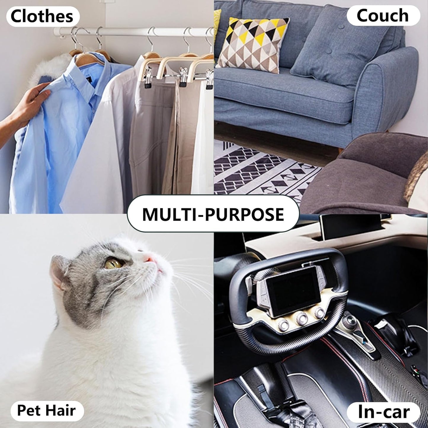 Mini Lint Roller with 150 Sheets, Travel Size Portable Lint Roller Compact Pet Hair Remover with 5 Refills, Sticky Small Lint Remover for Pocket Travel Essentials for Clothes (Rose)