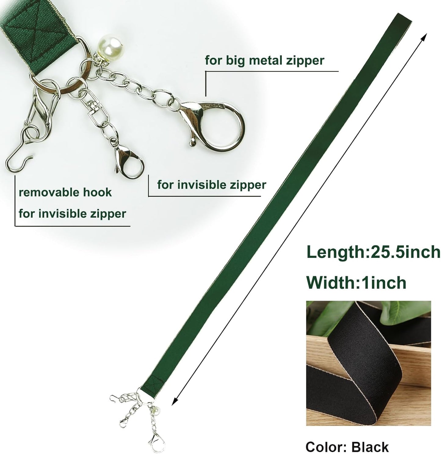 FYOURH Zipper Helper - Assistant for Pull Dresses and Boots Invisible Small Zippers - Tool Device to Help Pull up Back Zippers - Black