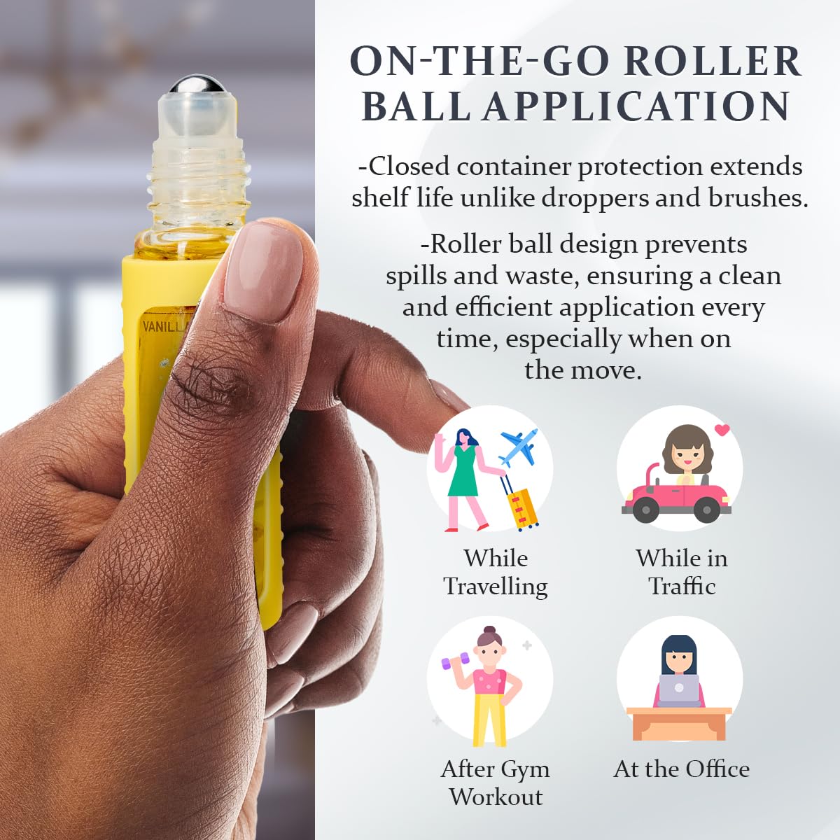 Vanilla Almond Organic Nail Cuticle Oil Pen with Jojoba, Coconut MCT, and Rosehip for Nail Hydration, Growth & Strength, Travel Size Keychain(0.34 Fl Oz)