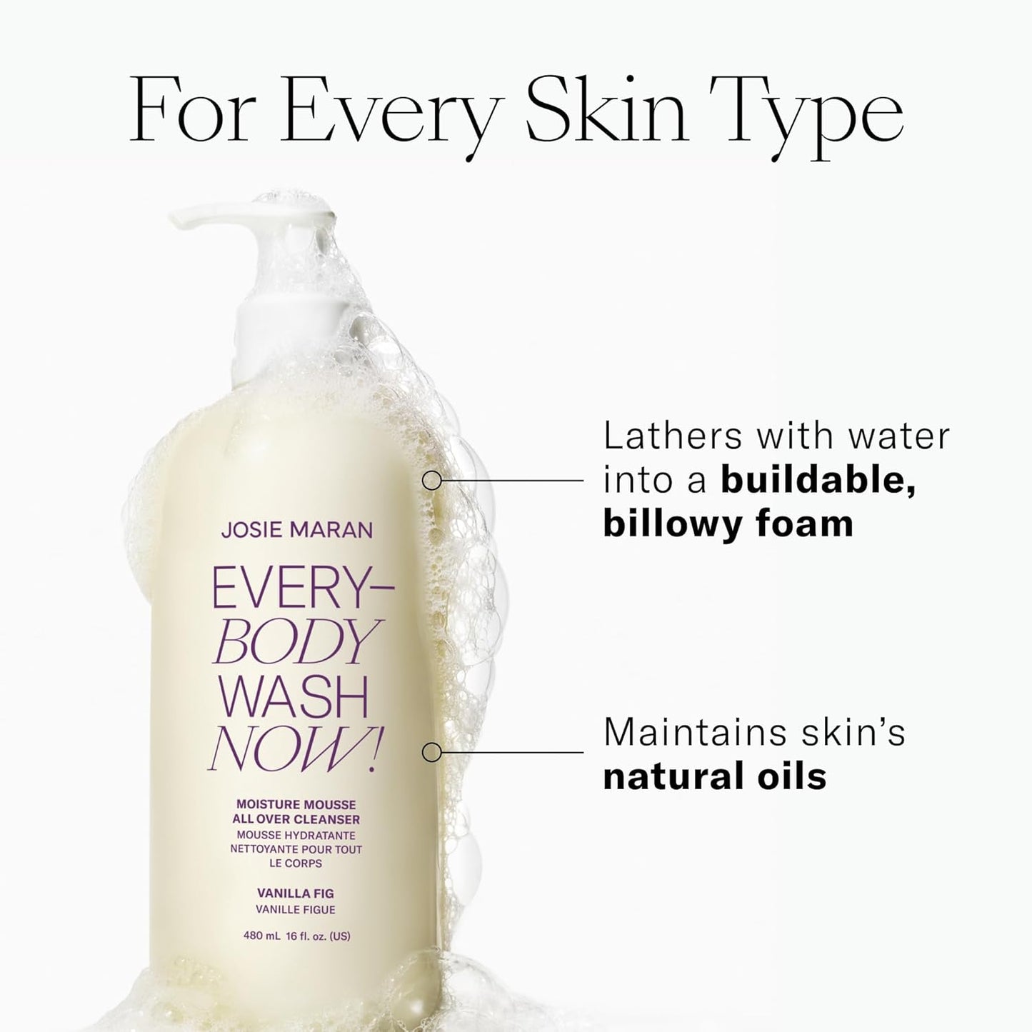 Josie Maran Body Care Trio Gift Set - 3-Piece Kit Includes EveryBODY Wash, Whipped Argan Body Butter & Sugar Balm Body Scrub - Exfoliates, Cleanses & Nourishes Skin - Vanilla Fig (3 Count)