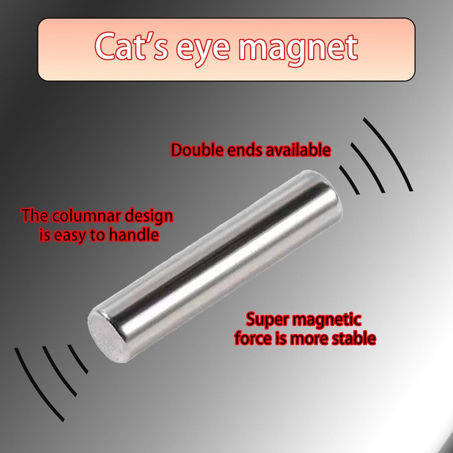 cat eye magnet,nail magnets for nail art,cat eye magnets,DIY manicure kit with Y-shaped guide rod, nail iron suitable for home and salon use (9 pieces)