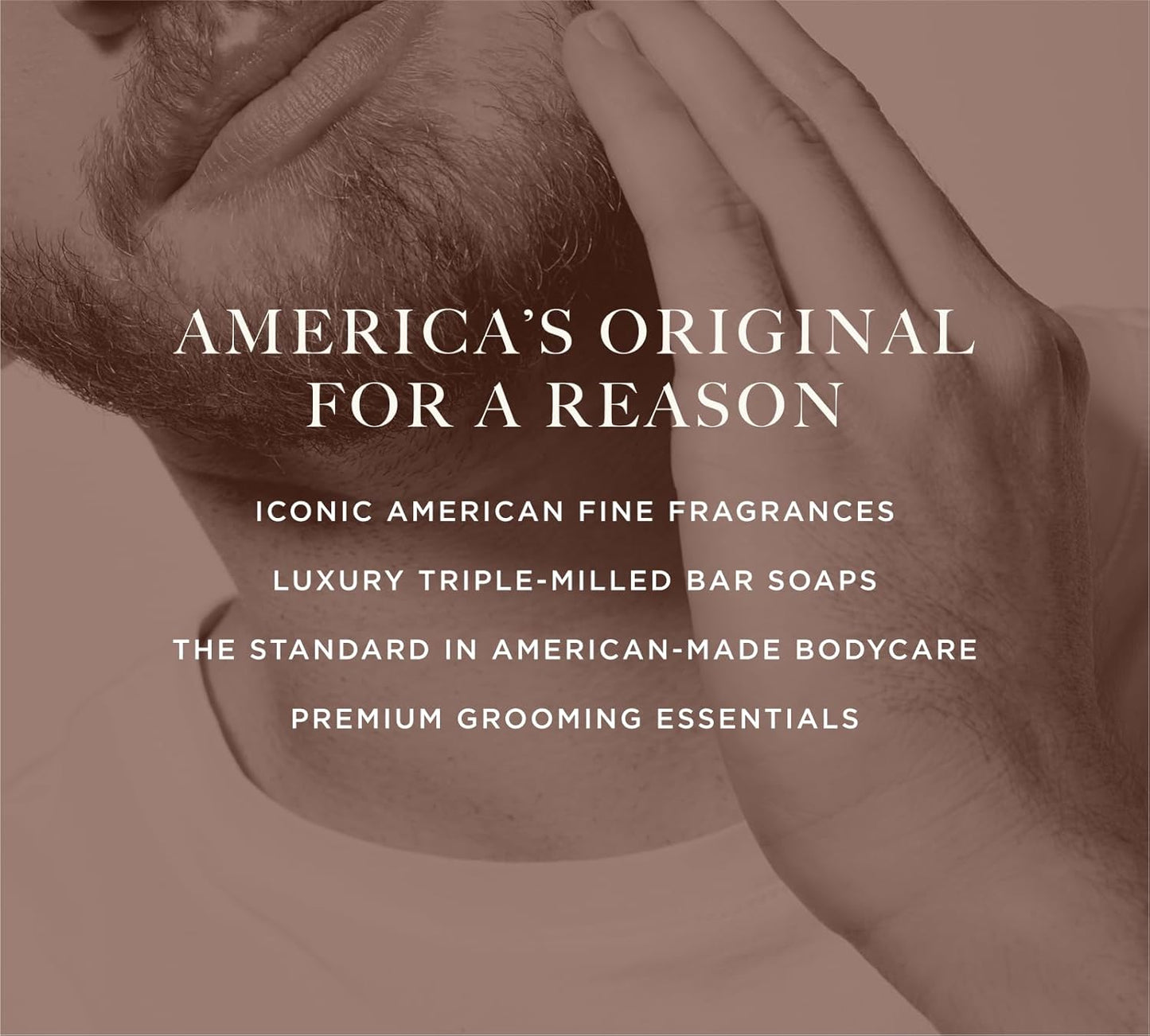 Caswell-Massey Heritage Woodgrain Sandalwood Shave Cream, Natural Men’s Shaving Cream for Smooth Beard Shaving, Soothing for Sensitive Skin, USA Made, 8 Fl Oz