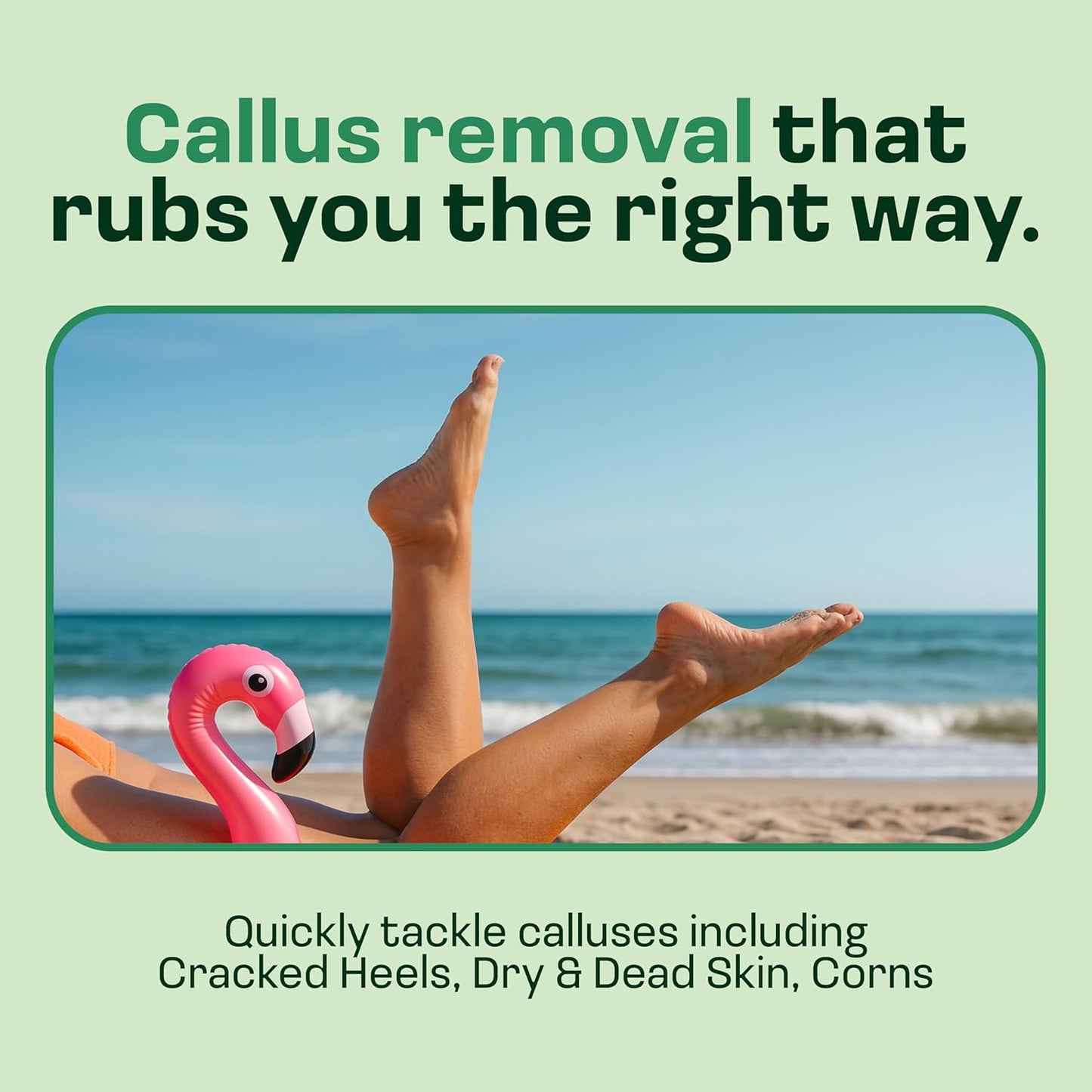 Nano Glass Foot File Callus Remover - The Sole Buffer - Smooth, Silky Feet - Pedicure Tool for Soft Skin - Glass Pumice Stone Alternative