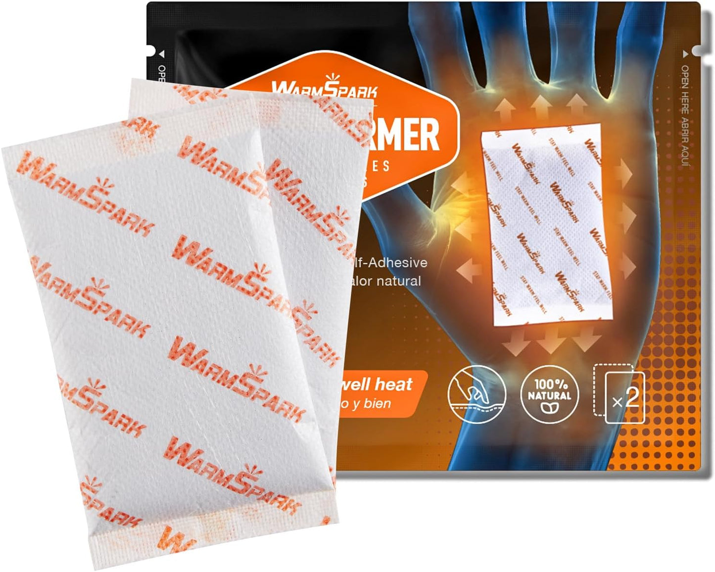 Hand Warmers Bulk - 240 Paris - Long-Lasting Up to 12 Hours for Warm Body, Safe Portable Hand Warmers for Hand & Foot, Heater for Camping, Fishing (6 Boxs)