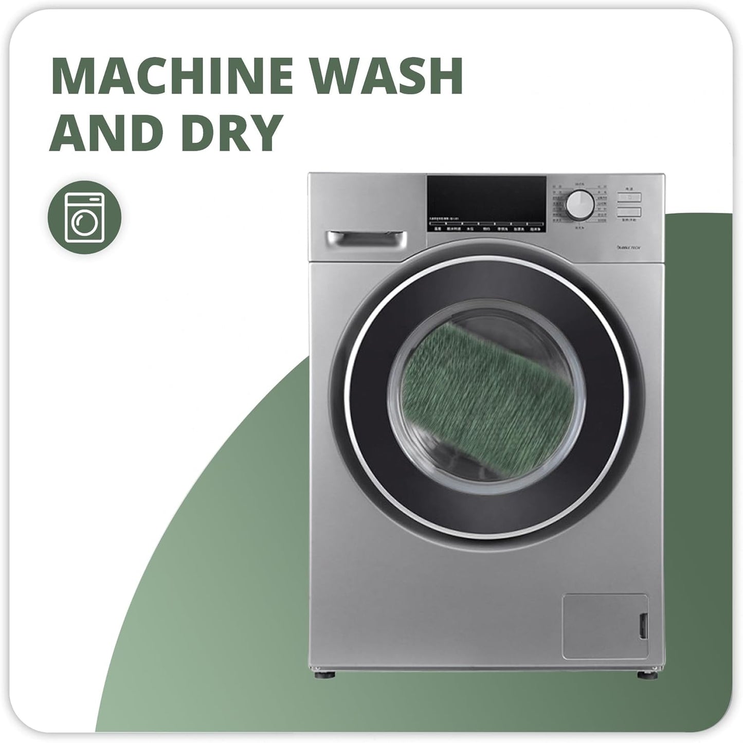 Bath Mat,Ultra Thin Bathroom Runner Rugs,Large Bath Mats for Bathroom,Quick Dry,Non-Slip,Machine Washable,Low Pile,Bath Rug,Shower Outside,Sink,Home Decor Accessories.Green,1'5"x2'11"（17x35inch）