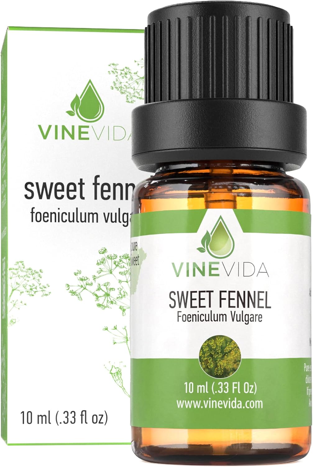 VINEVIDA Fennel Essential Oil - Undiluted, 10 mL - DIY Candle Scents, Safe for Soap Making