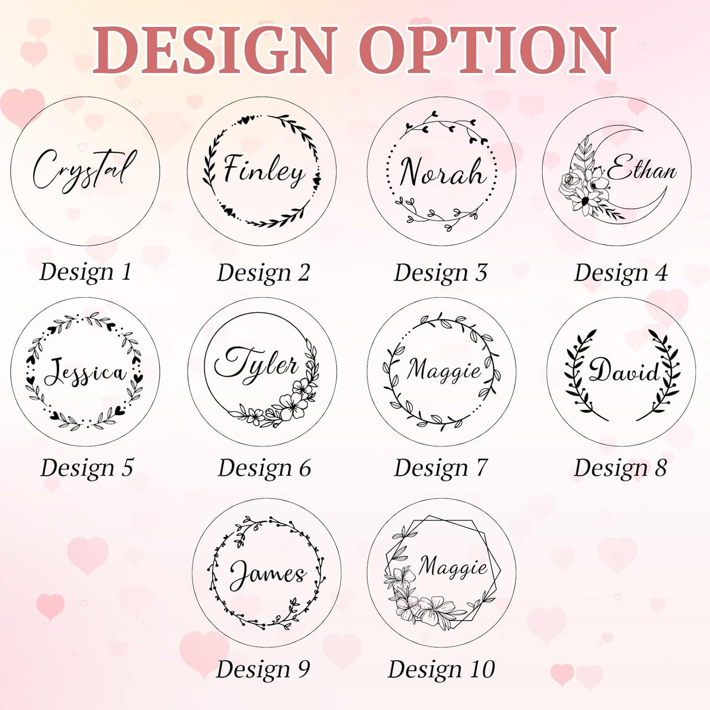 Personalized Compact Mirror for Women Girls, Pocket Mirror for Purse, Custom Name Travel Makeup Mirrors Handheld Small Mirrors Gifts for Daughter Mom Grandma Bridesmaid Friends, Bridal Shower Gifts