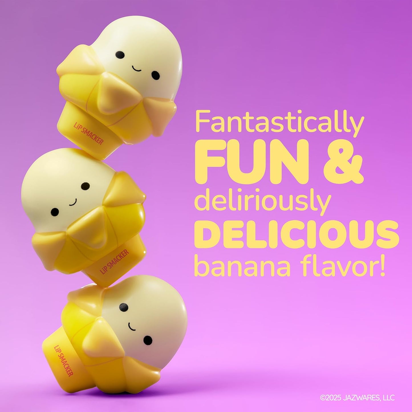 Lip Smacker Squishmallows Moisturizing Lip Balm, Fun Soft Squishy Collectible Top, Hydrates & Smooths – Junie