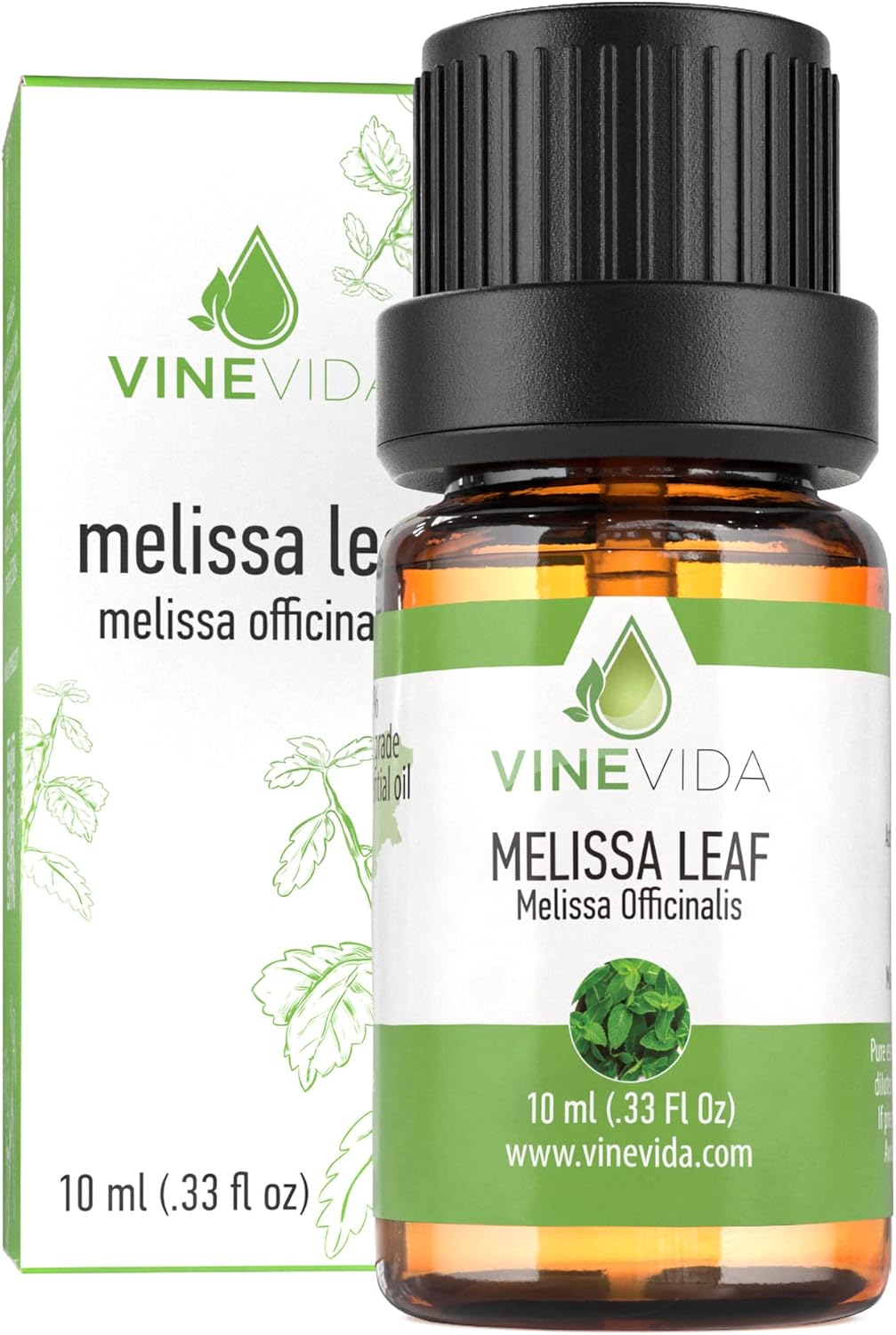 VINEVIDA Melissa Leaf Essential Oil 10 mL - Pure, Undiluted