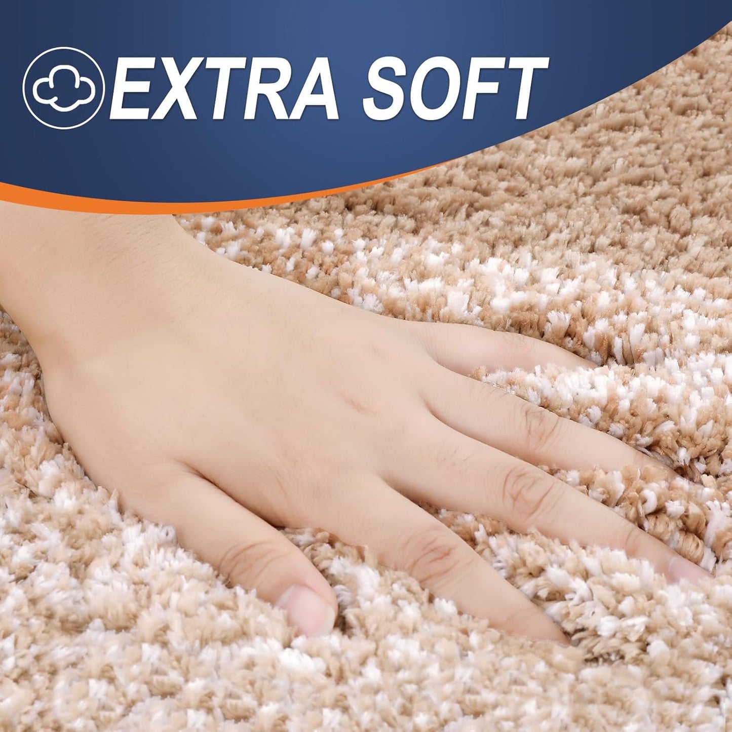 OLANLY Bathroom Rugs Mat 30x20, Extra Soft Absorbent Microfiber Bath Rugs, Rubber Backing, Quick Dry, Machine Washable Bath Mats for Bathroom Floor, Tub and Shower, Home Decor Accessories, Beige