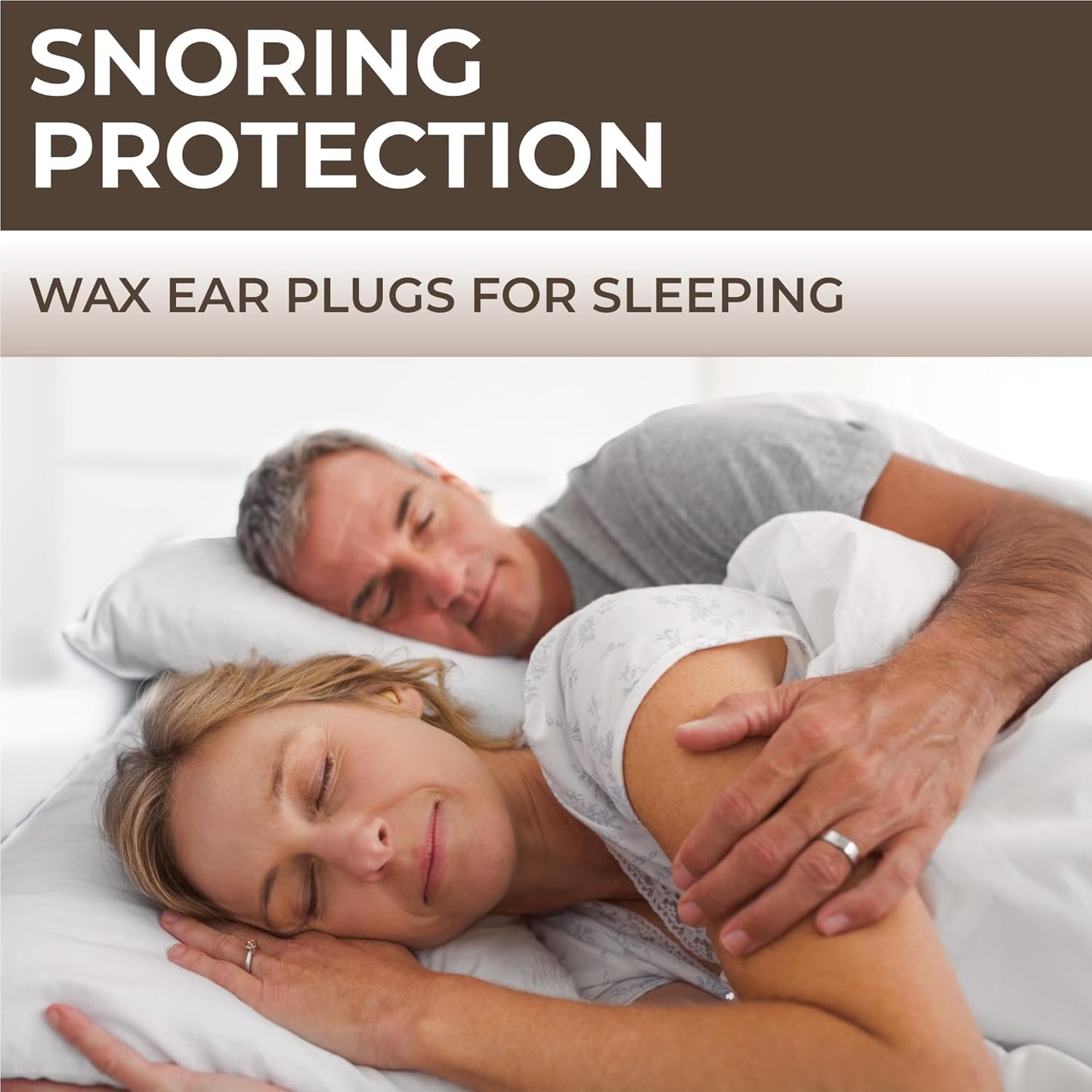 Peace&Quiet PQ Silicone Ear Plugs for Sleeping - 15 Wax Earplugs for Sleep and Swimming Ear Plugs, Soft Ear Covers for Sleeping and Water, Noise Cancelling 32Db, (15 Pillows), Skin Tone