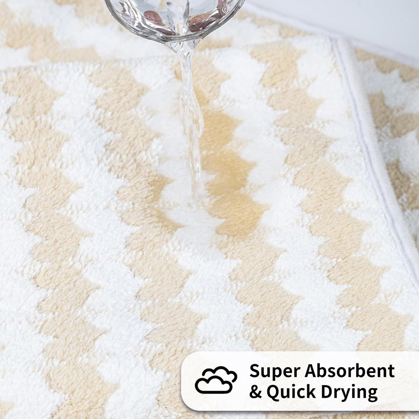 Love Bath Towels Set of 6 Large, Microfiber Bath Towels * 2 (55.12"*27.56"), Hand Towels * 4 (29.52"*13.77"), Luxury Towels for Bathroom, Gym, Hotel, and Spa（Yellow）