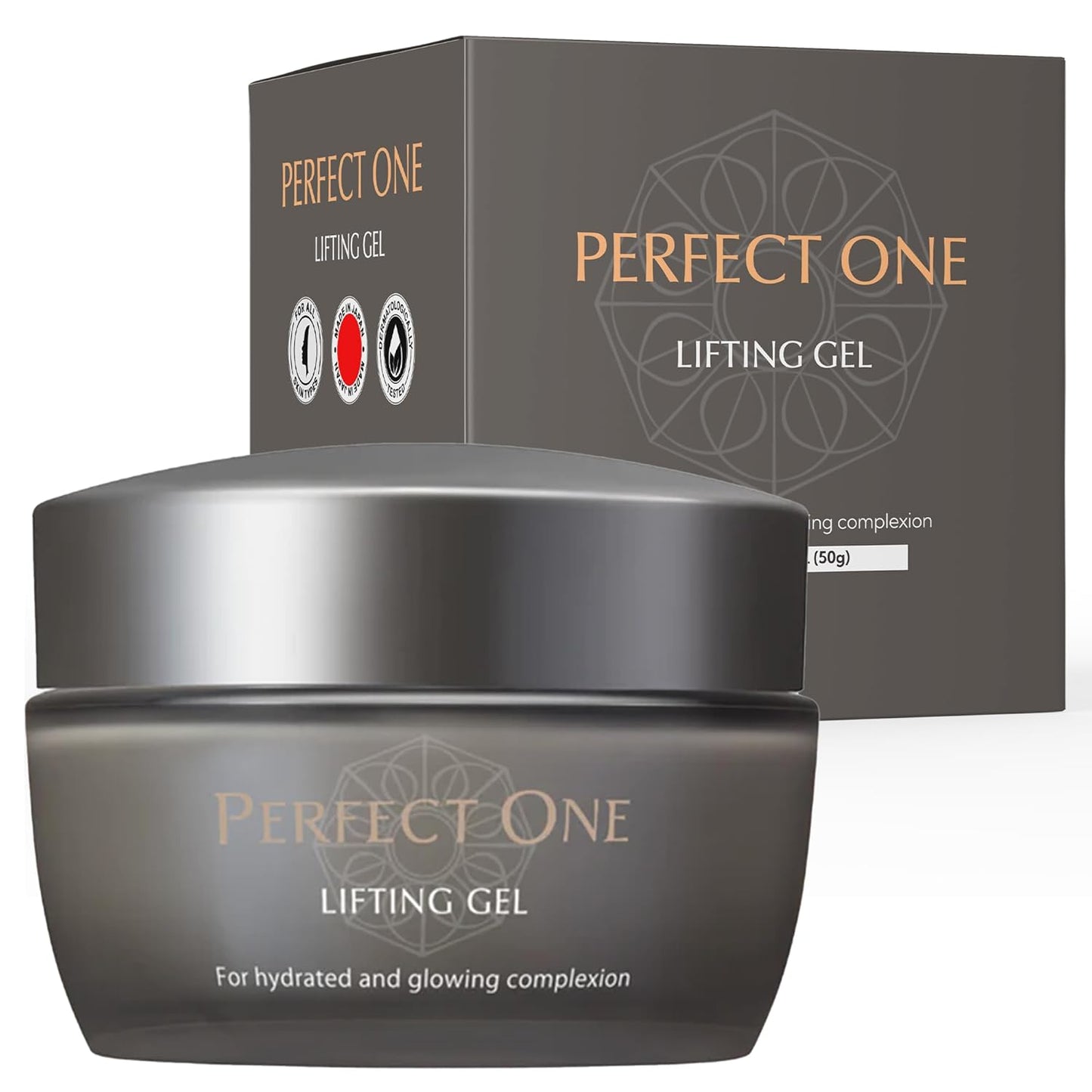 PERFECT ONE Lifting Gel - Helps The Skin Appear Firmer and Moisturized - All-in-One Skin Care Serum, Moisturizer, & Facial Mask - With VC Collagen, Niacinamide, Retinol, and Hyaluronic Acid, 50g