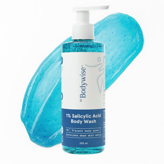 Be Bodywise Body Wash. Prevents Body Acne, Strawberry Skin. Non-Drying, Deep Moisture, Fresh Scent. Paraben Free, Suphate Free. 8.45 Fl Oz