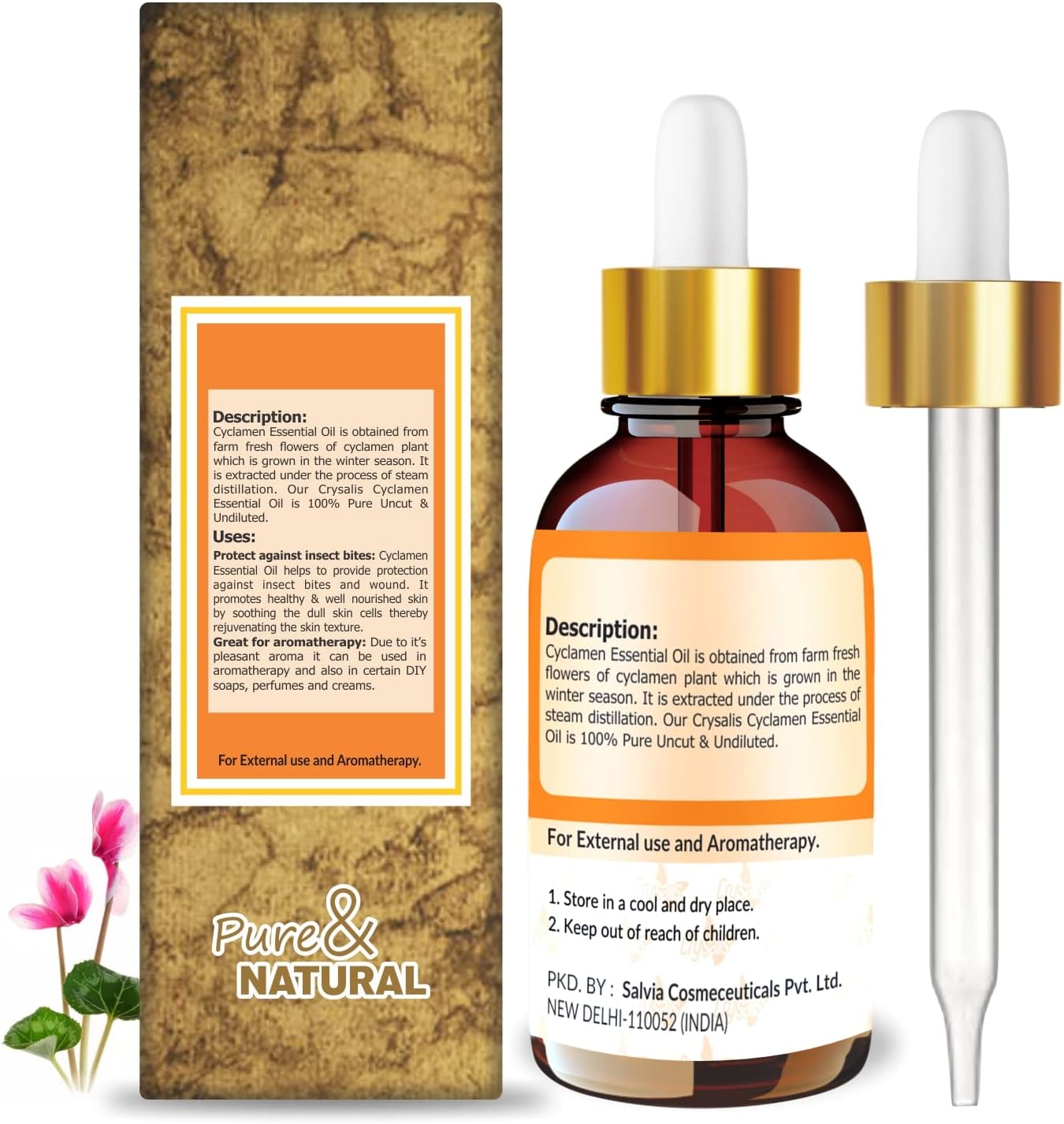 Crysalis Cyclamen (Cyclamen persicum) Oil - 1.01 Fl Oz (30ml)