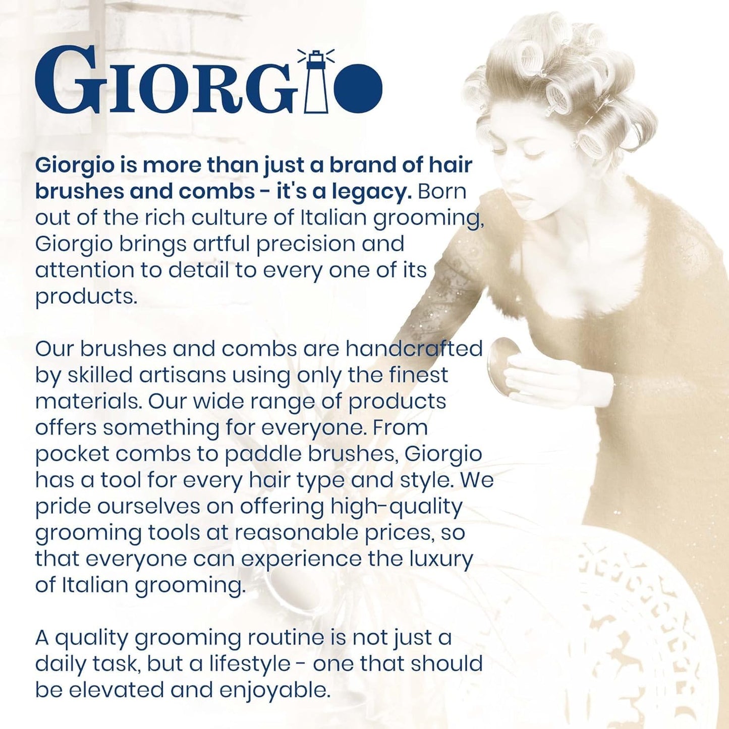 Giorgio G27 Handmade All Fine Tooth Pocket Comb, Hair Comb Straightener for Everyday Grooming Styling Hair, Mustache and Beard for Men Women and Kids, Saw Cut and Polished Black Graphite