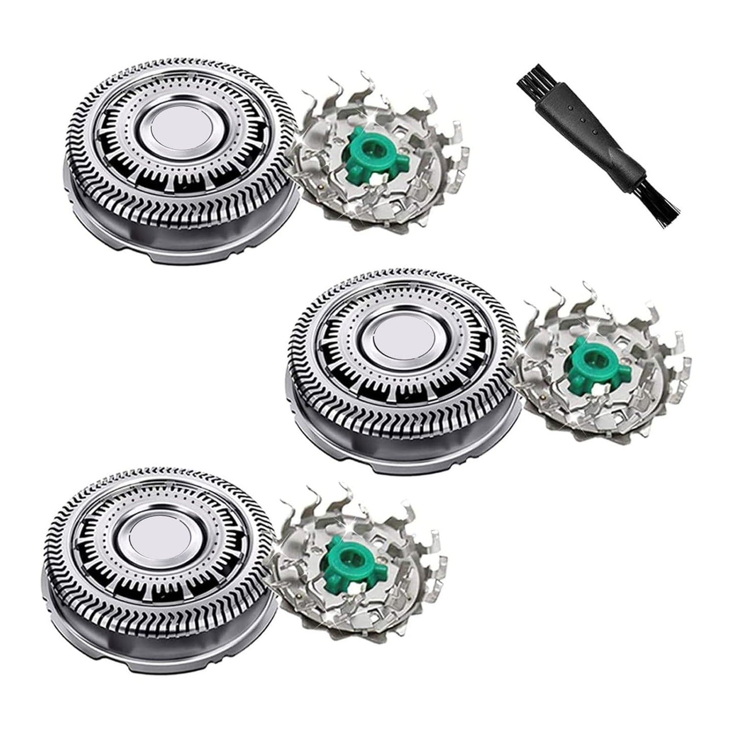 SH60/72 Replacement Heads Compatible with Philips Series 6000 Razor Shavers SH60 Shaver Replacement Blades Skin Protect Super Compatible with Norelco Series 6000 Model S6810/82, S6850/85