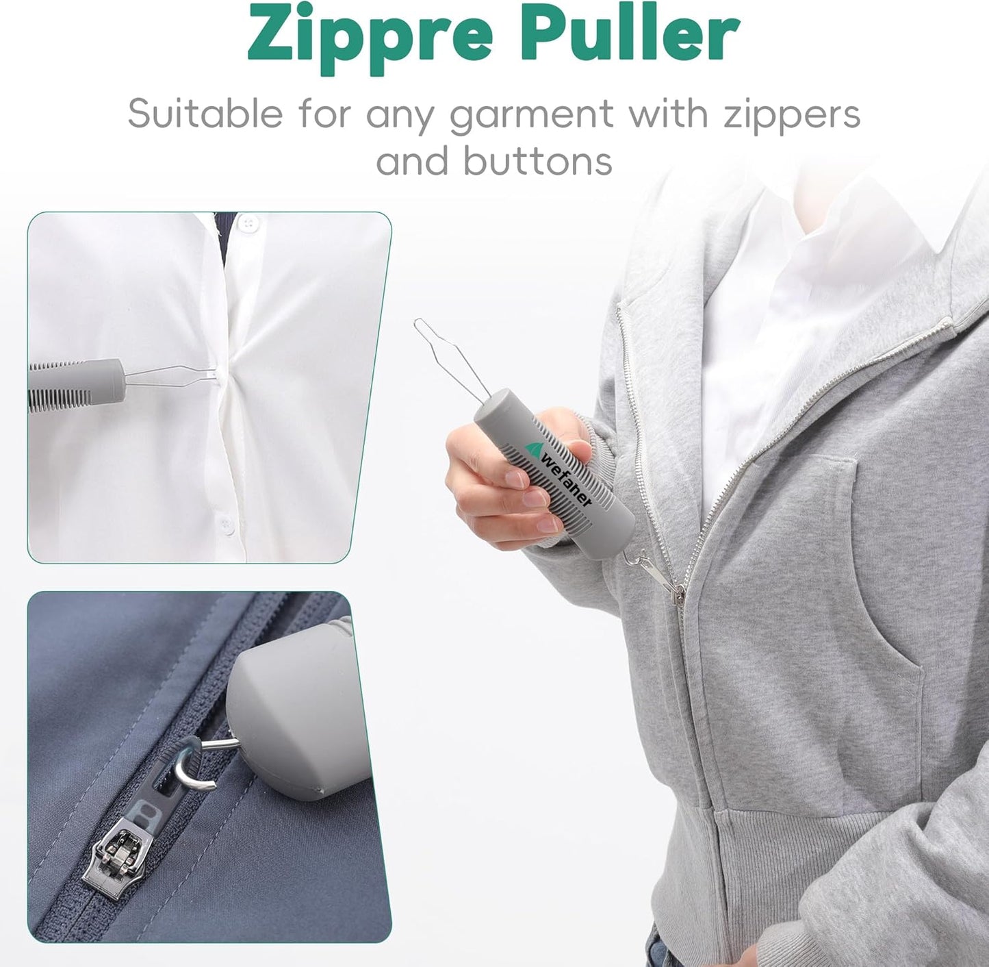 Button and Zipper Assistant, One-Handed Button Assistance Device, Dressing Assistance, Gift for The Elderly, Suitable for Arthritis and Stroke,Weak Hands