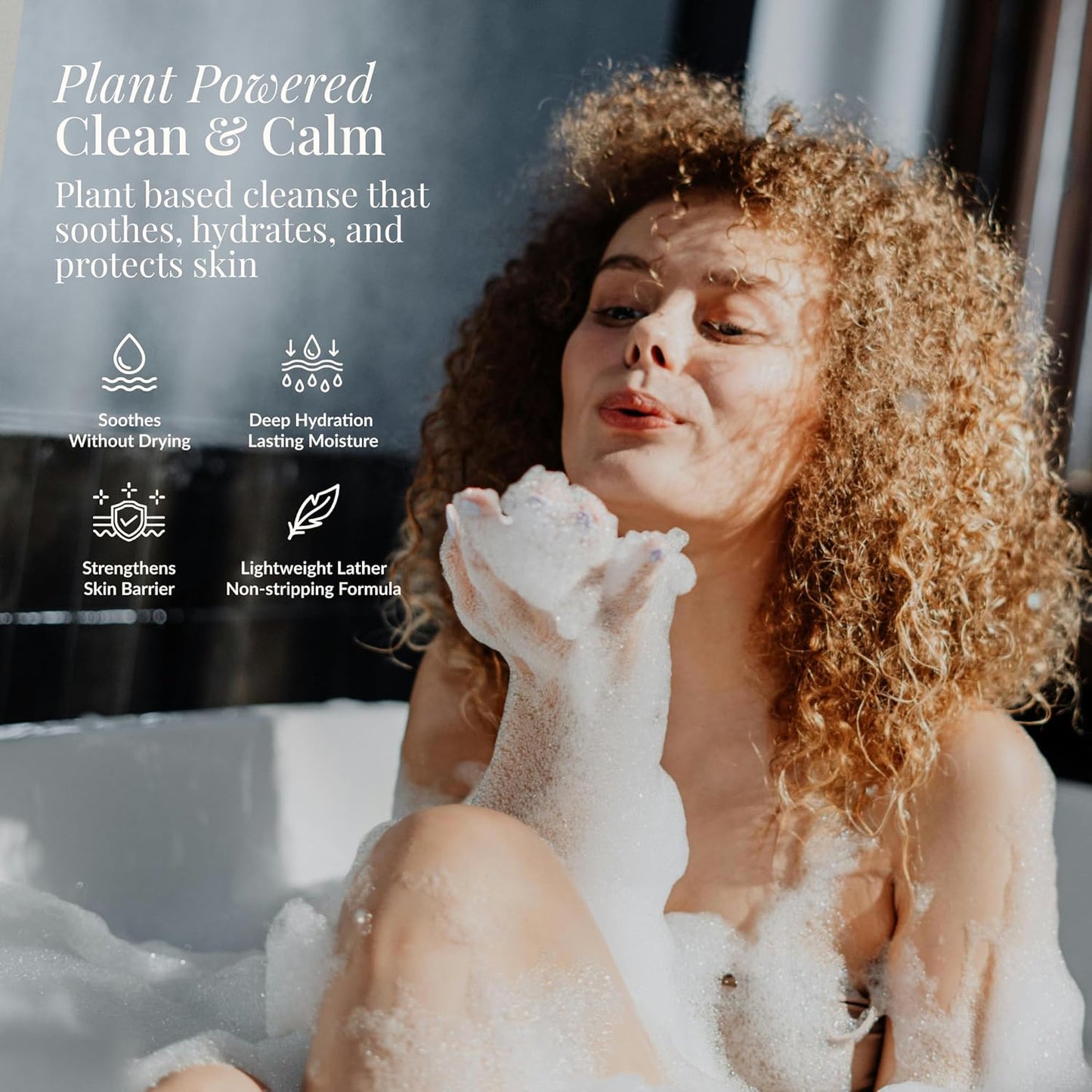 Sensitive Skin Bath & Body Wash – Fragrance-Free, Hypoallergenic & Dermatologist-Tested -Gentle, pH-Balanced Cleanser for Dry & Delicate Skin - Family-Friendly & Vegan (8 oz)