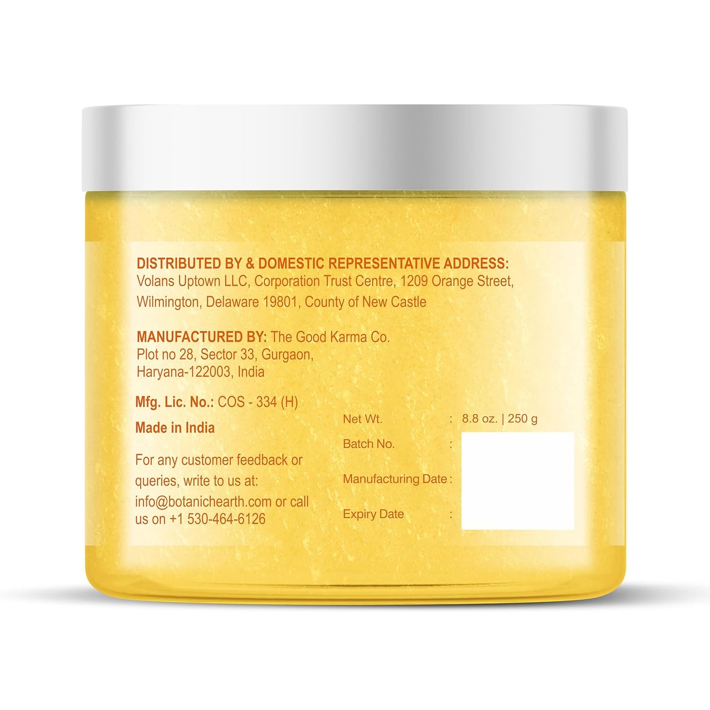 Botanic Hearth Mango Swirl Body Scrub | 8.8 Fl Oz | Exfoliating & Moisturizing Scrub For Smooth, Radiant Skin | Infused With African Shea & Glycolic Acid | 3 In 1 Scrub