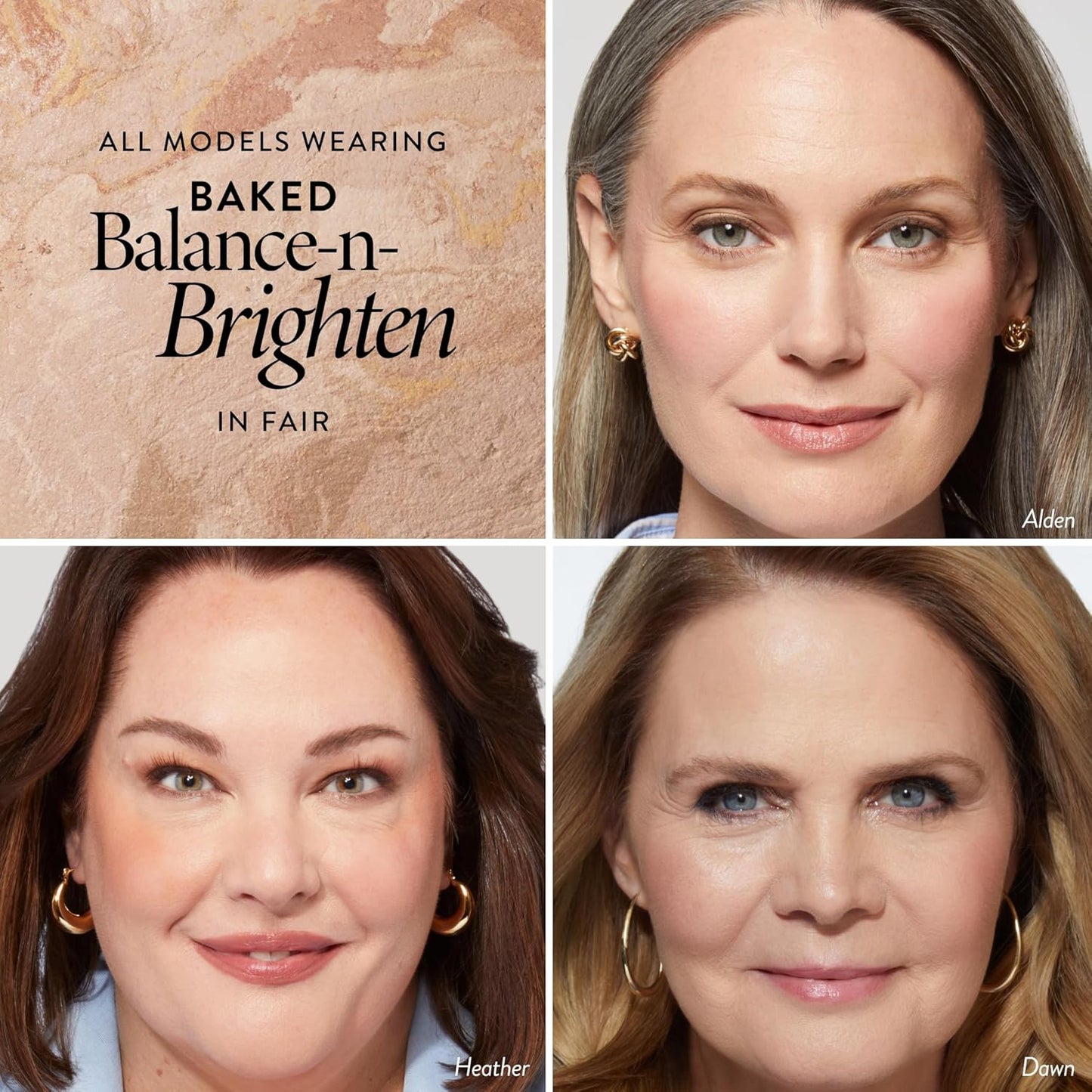 LAURA GELLER NEW YORK Award-Winning Baked Balance-n-Brighten Color Correcting Powder Foundation - Fair - Buildable Light to Medium Coverage - Demi-Matte Natural Finish