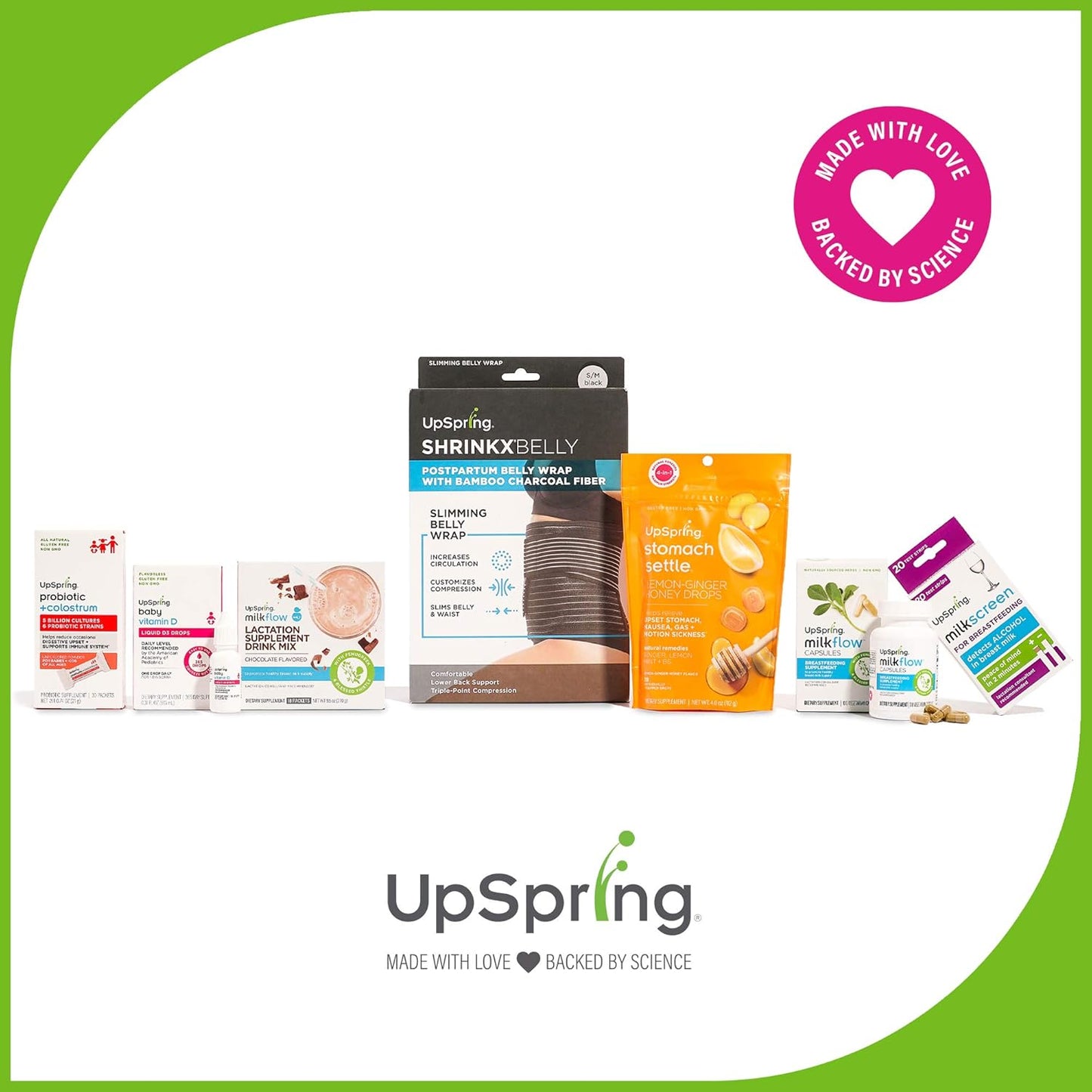 Upspring Shrinkx Belly Postpartum Belly Wrap | Post Pregnancy Belly Wrap