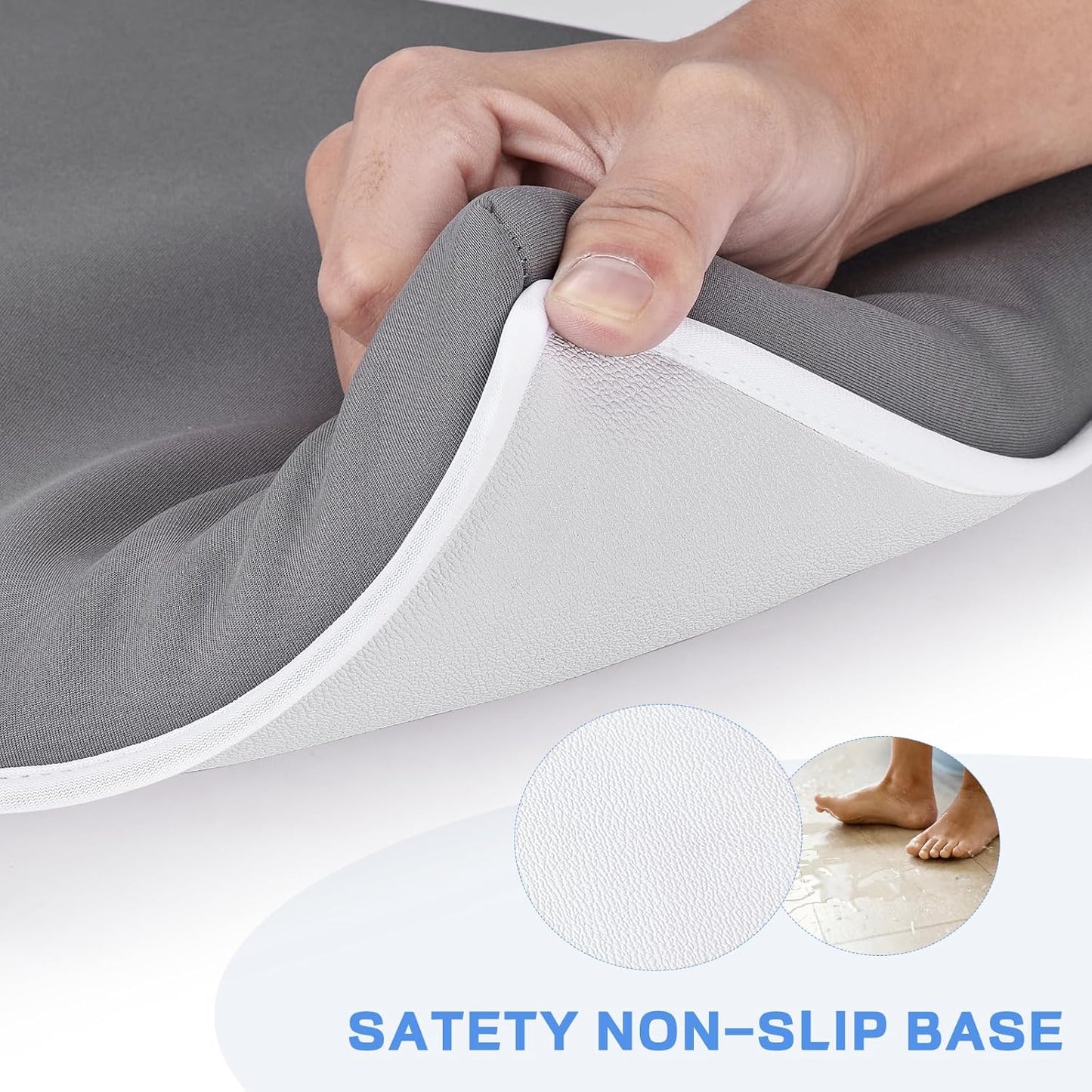 Baby Bath Kneeler and Elbow Rest Pad Set, Bathtub Kneeling Pad, Baby Accessories for Bath, Relieve Your Knees and Elbows