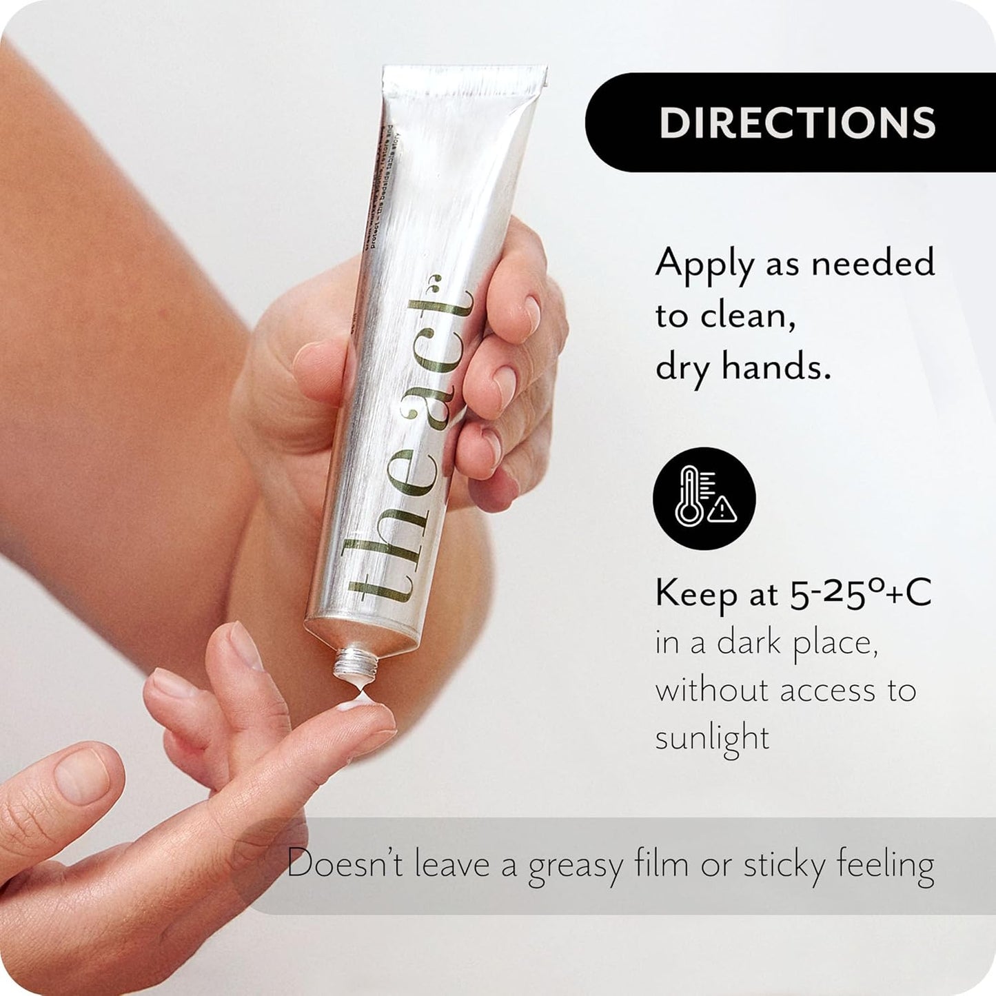 The Act Hand Cream for Women & Men, Luxurious Moisturizing Care with Almond Milk, Chocolate & Incense - Restores Skin Softness with a Warm, Lasting Fragrance, Organic, Vegan (2 Fl Oz, XX)