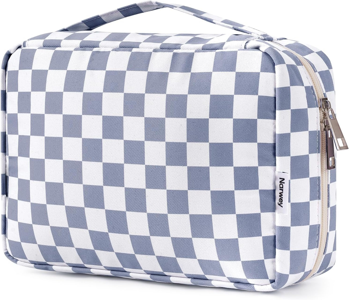 Narwey Small Hanging Travel Toiletry Bag for Women, Travel Bag for Toiletries, Makeup Bag Organizer Cosmetic Bags Make Up Bags for Girls