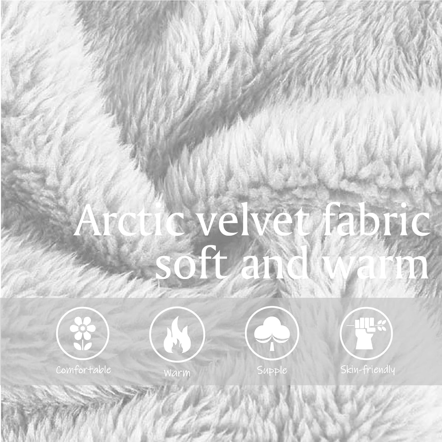 Inner Wish Womens Plush Fleece Robe, Cozy Warm Bathrobe Fuzzy Female Spa Robe With Pockets