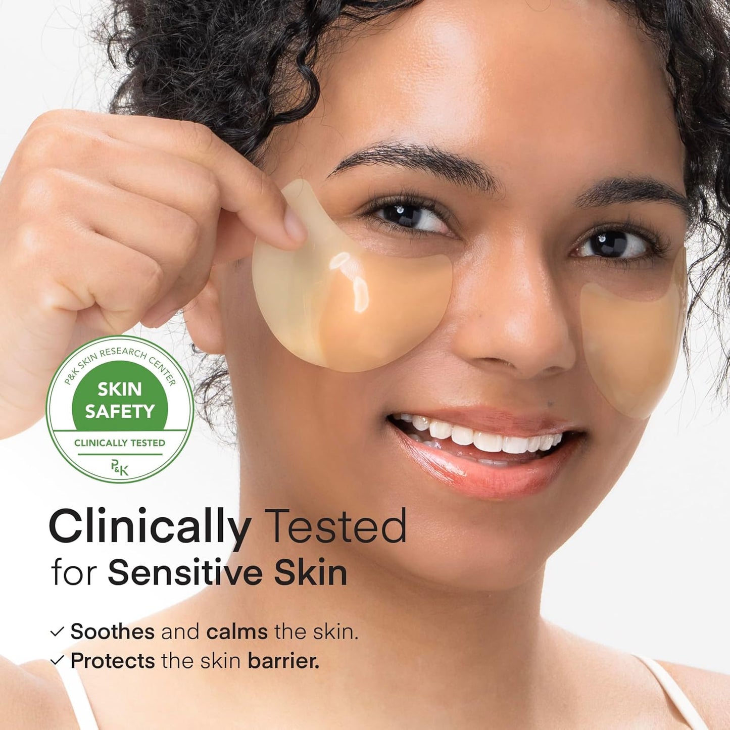 TEREZ & HONOR Vitamin C Eye Patches - 60 Pcs Korean Brightening & Hydrating Under Eye Masks with Tranexamic Acid, Caffeine, Hyaluronic Acid - Dark Circles, Puffiness & Wrinkles Hydrogel Treatment