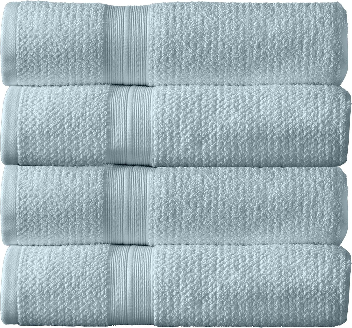 Arm & Hammer Quick Dry Bath Towels, 4 Piece, Light Blue
