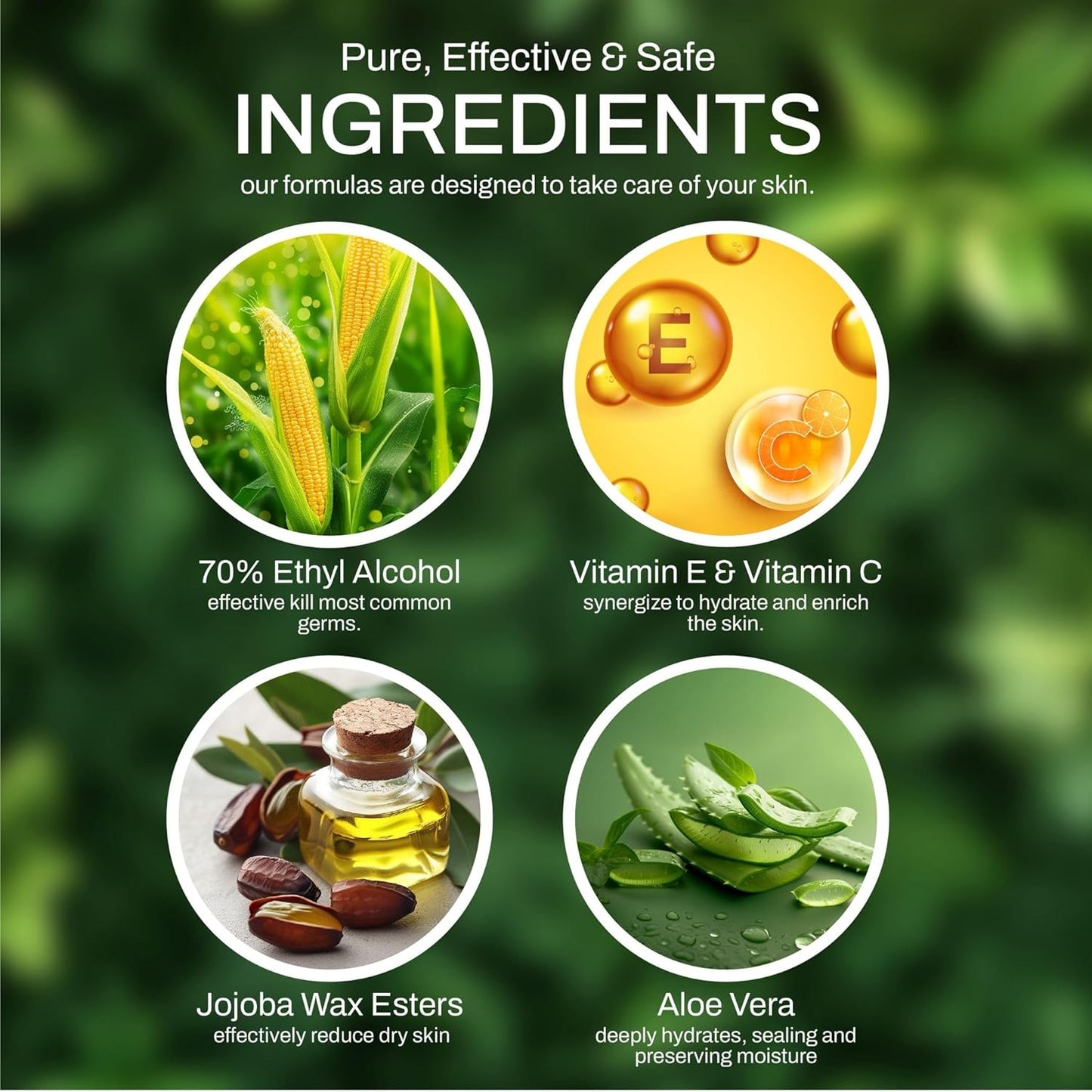 PAMMI Power Mist Hydrating Hand Sanitizer Spray, Portable Travel Size Pocket Hand Sanitizer, Scented Handsanitizer Mini Spray For Car - 600 Sprays (2 Packs (Raspberry Lychee, Strawberry Watermelon))