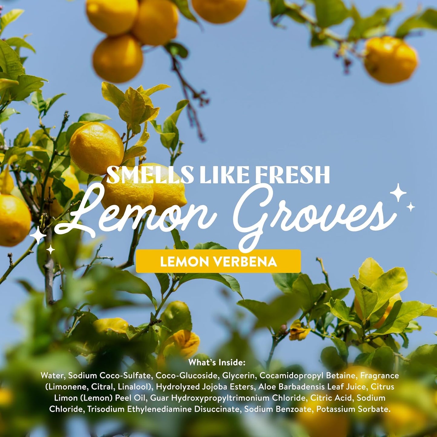 Cleancult Liquid Hand Soap Refills - Lemon Verbena - Moisturizes Dry & Sensitive Skin - Made with Aloe Vera & Essential Oils - Eco Friendly - Paper-Based Packaging - 32 oz/3 Pack