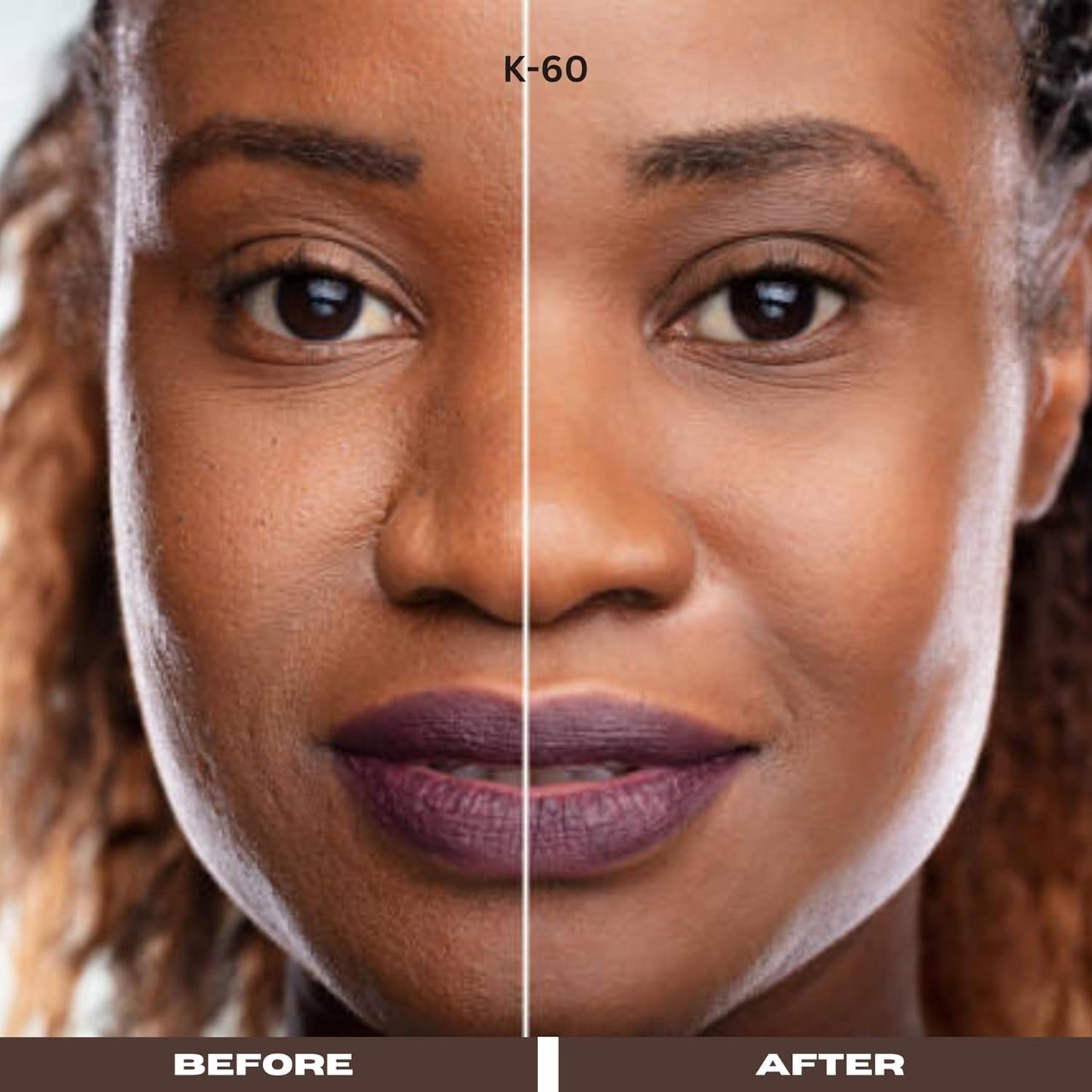 Koschiq Soft Matte Powder + Foundation – 2-in-1 Compact with Oil Control & Blurring Effect | Longwear, Buildable Matte Finish | K-60. Medium deep with warm golden undertone