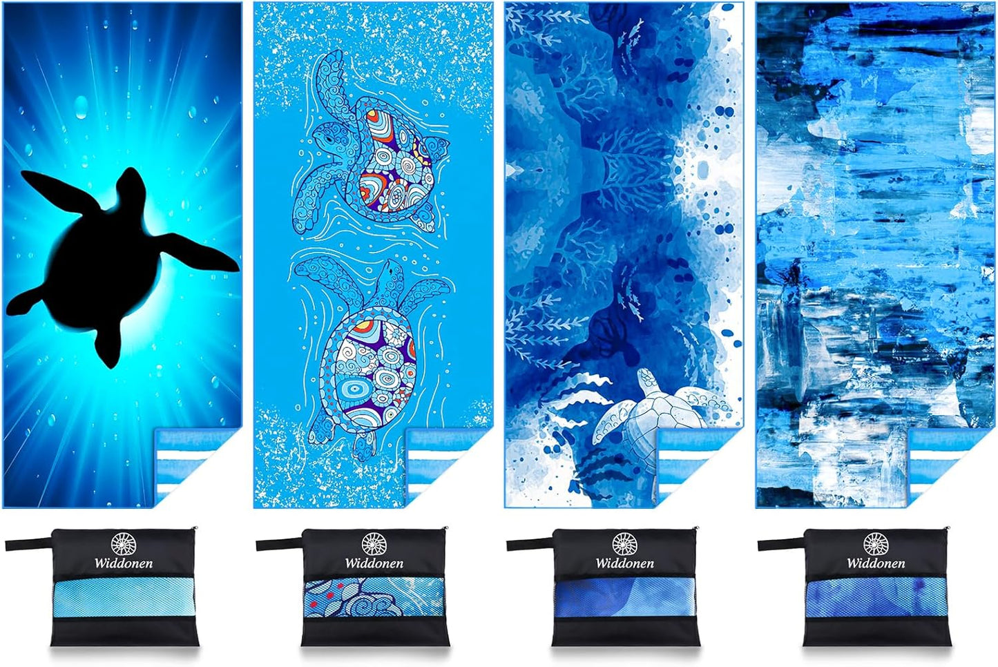 Lightweight Thin Microfiber Beach Towel Sand Free Quick Dry Absorbent Compact Soft Pool Swim Travel Towels Extra Large Oversized Beach Accessories Packable Essentials Stuff Gifts for Adult