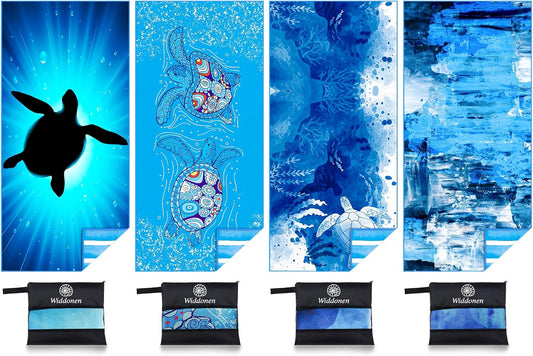 Lightweight Thin Microfiber Beach Towel Sand Free Quick Dry Absorbent Compact Soft Pool Swim Travel Towels Extra Large Oversized Beach Accessories Packable Essentials Stuff Gifts for Adult