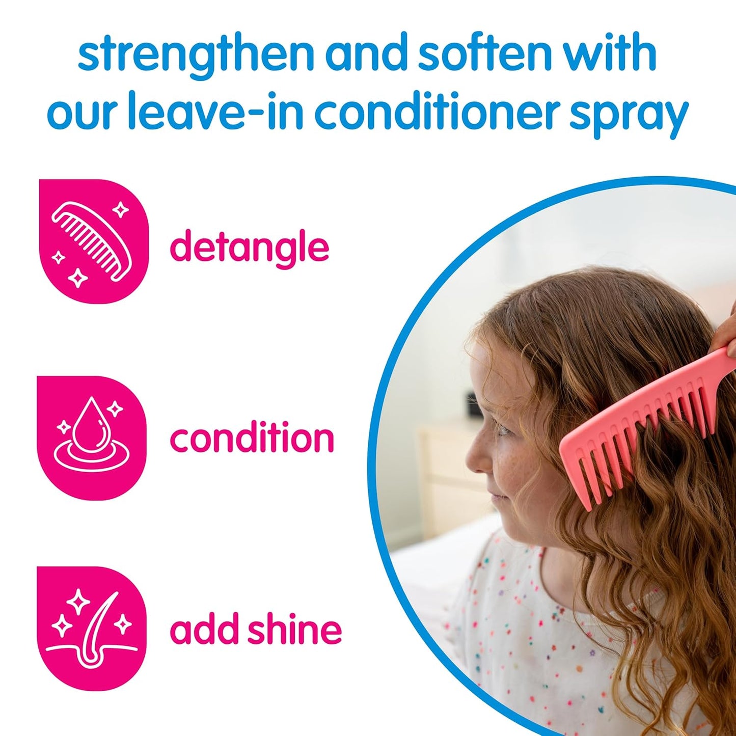So Cozy Detangler & Leave In Conditioner Spray - Hair Detangler Spray for Kids - Paraben-Free Leave In Hair Conditioner & Detangling Spray for Frizzy Hair (8 fl oz)