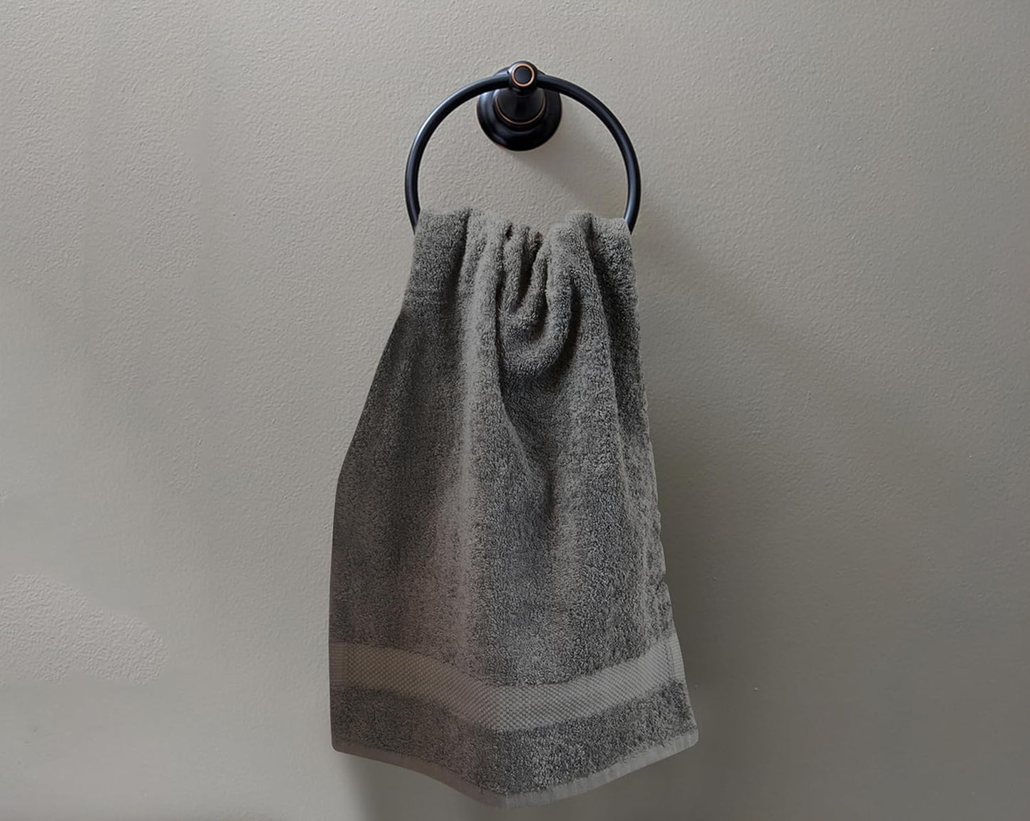 Delara 100% Organic Cotton Towels 650 GSM Plush Feather Touch Quick Dry Hand Towel, Pack of 12 GOTS Certified, Oeko-Tex Green Certified, Organic Cotton Hand Towel, 20"X30"