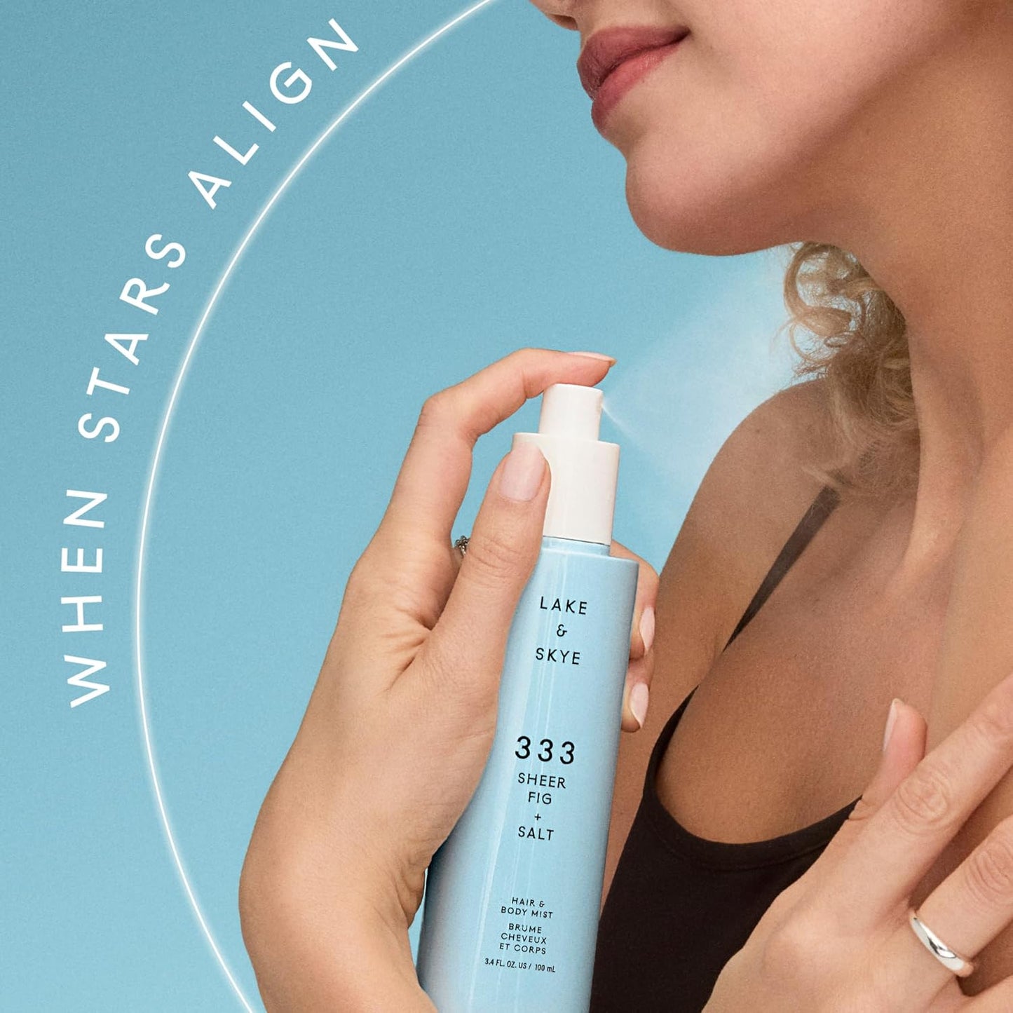 Lake & Skye 333 Sheer Fig + Salt Hair & Body Mist